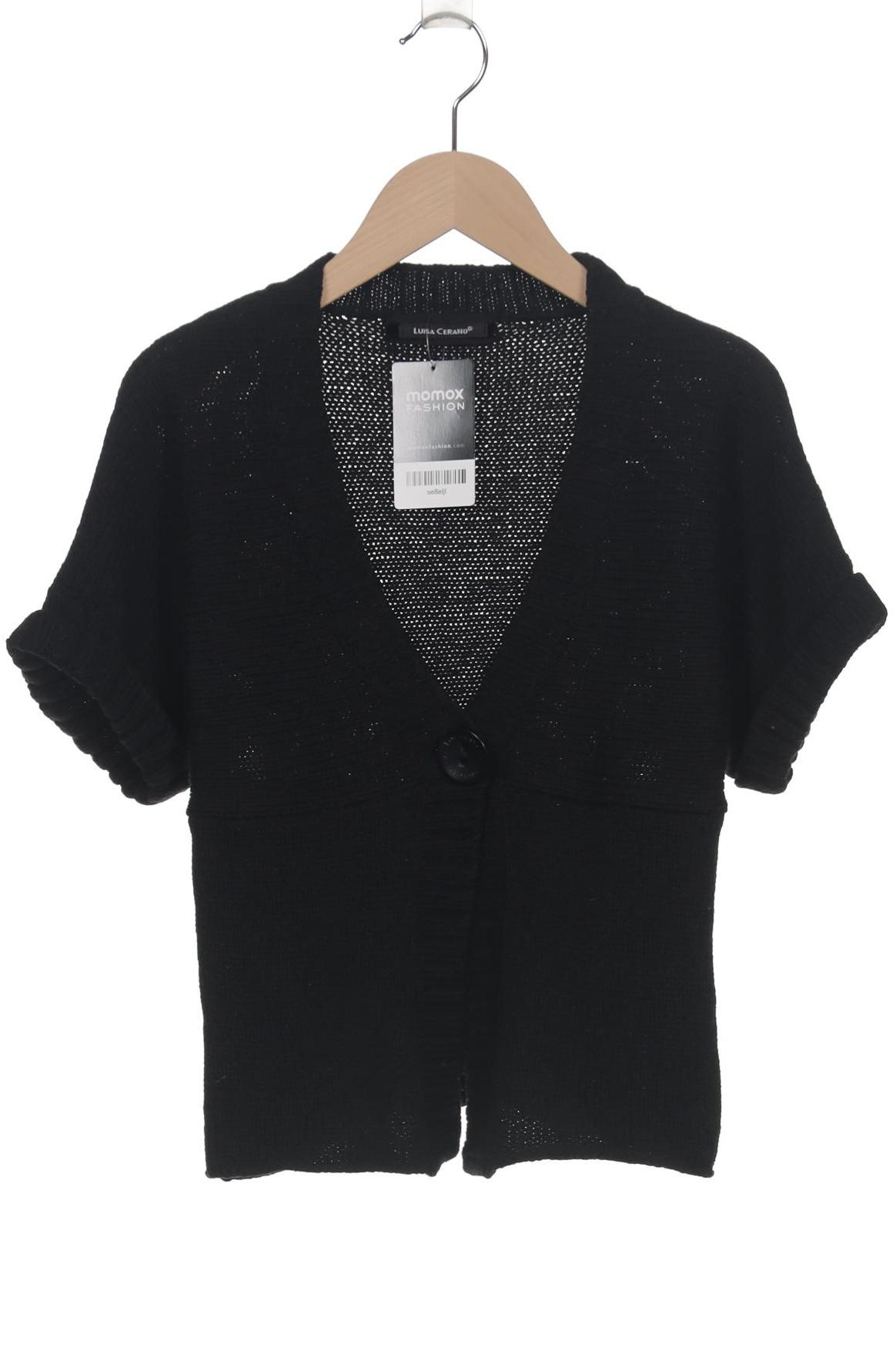 

Luisa Cerano Damen Strickjacke, schwarz, Gr. 34