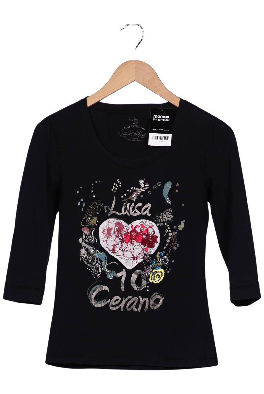 

Luisa Cerano Damen Langarmshirt, marineblau, Gr. 36