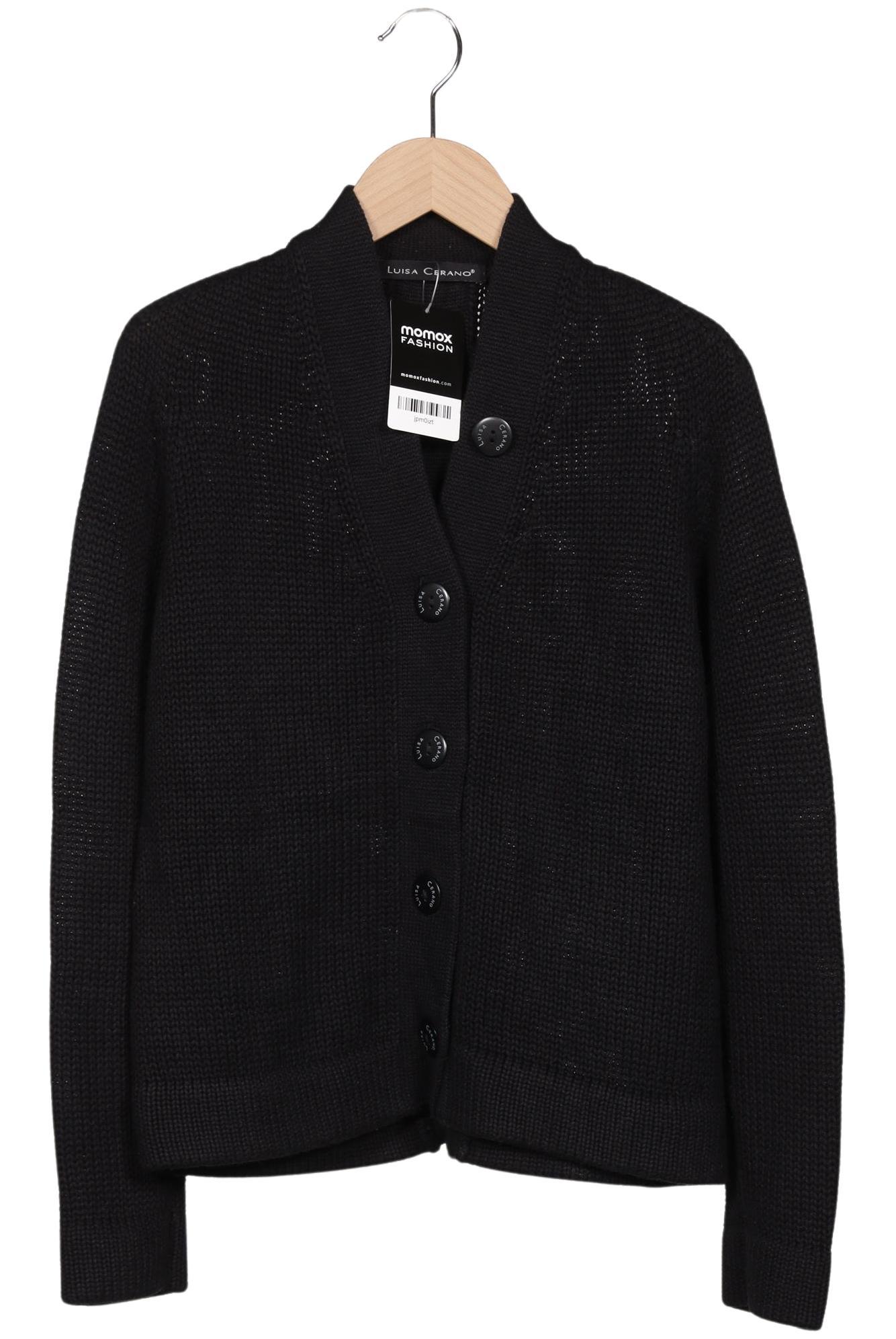 

Luisa Cerano Damen Strickjacke, schwarz, Gr. 38