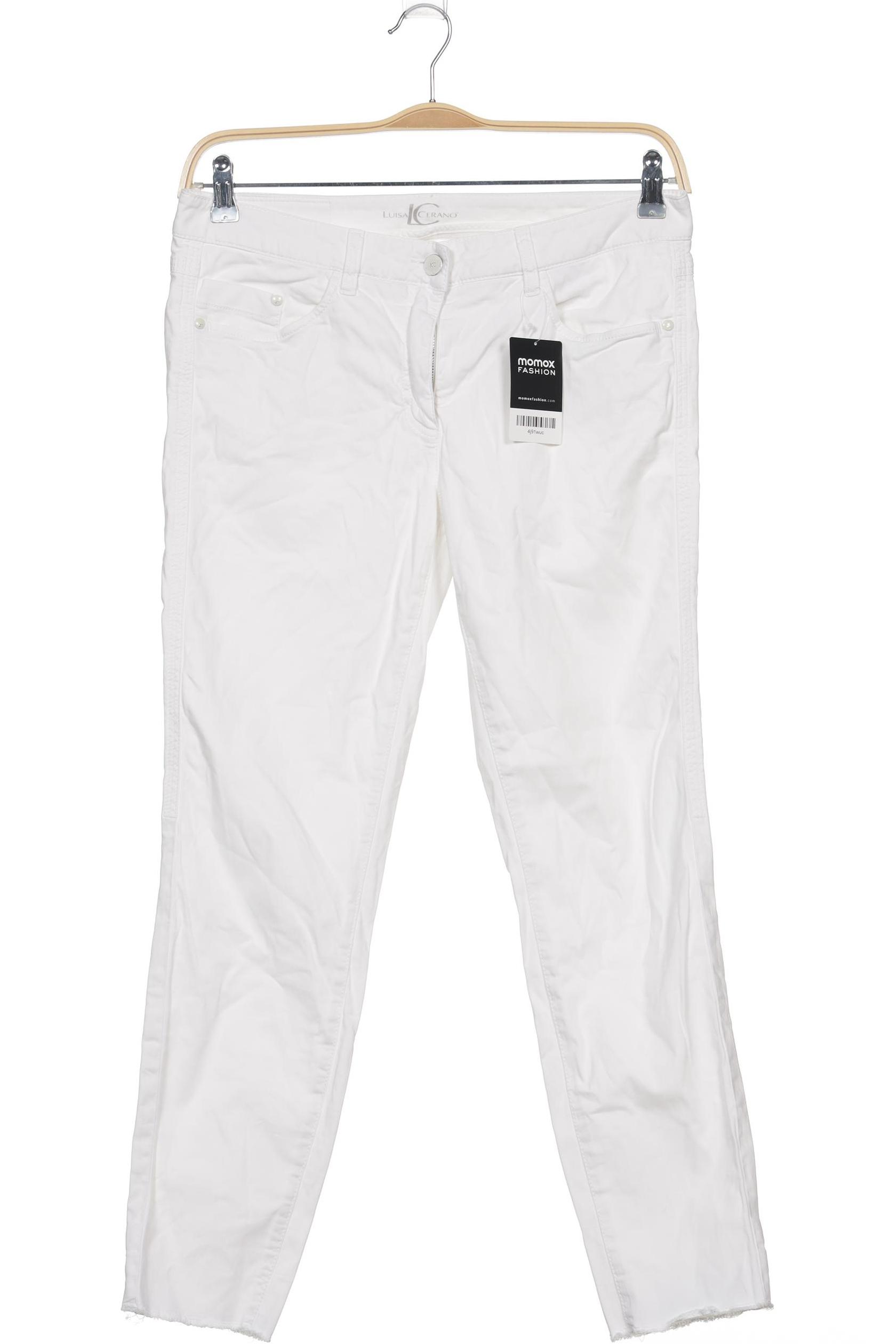 

Luisa Cerano Damen Jeans, weiß, Gr. 40