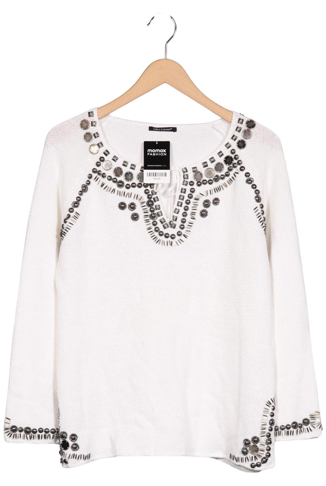 

Luisa Cerano Damen Pullover, weiß, Gr. 46