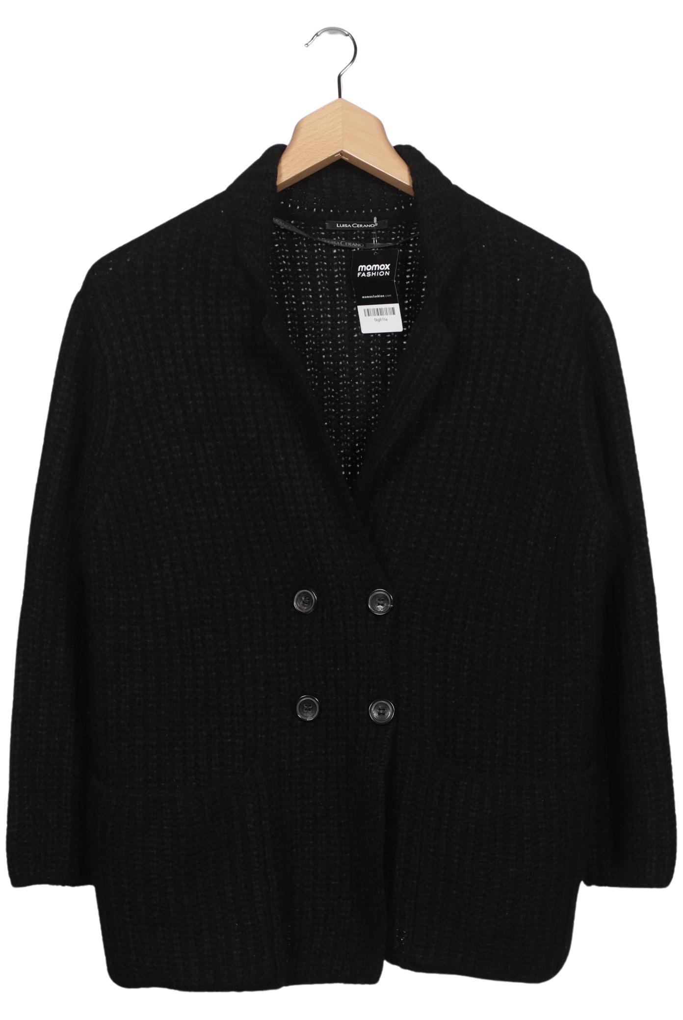 

Luisa Cerano Damen Strickjacke, schwarz, Gr. 46