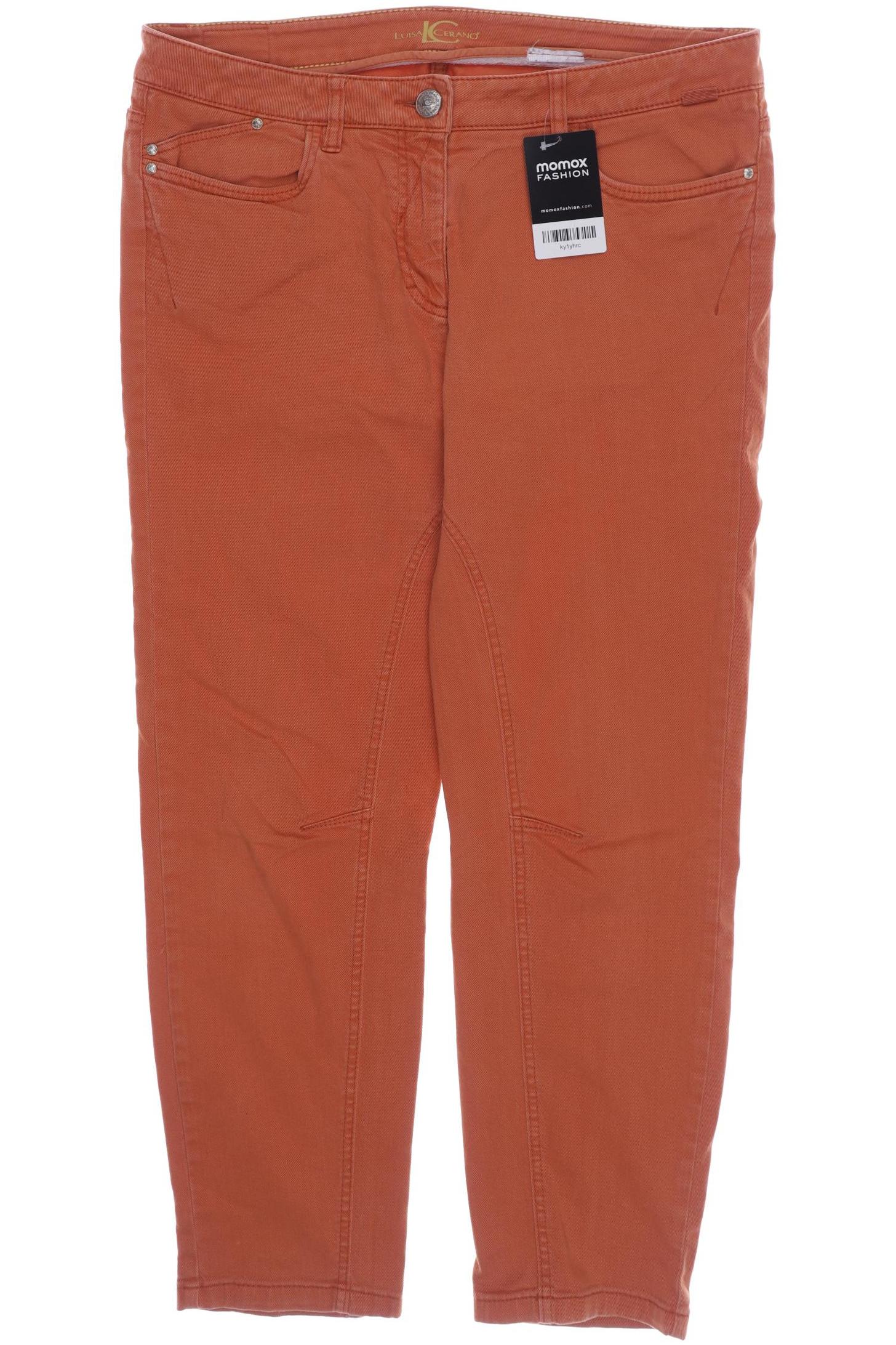 

Luisa Cerano Damen Jeans, orange, Gr. 34