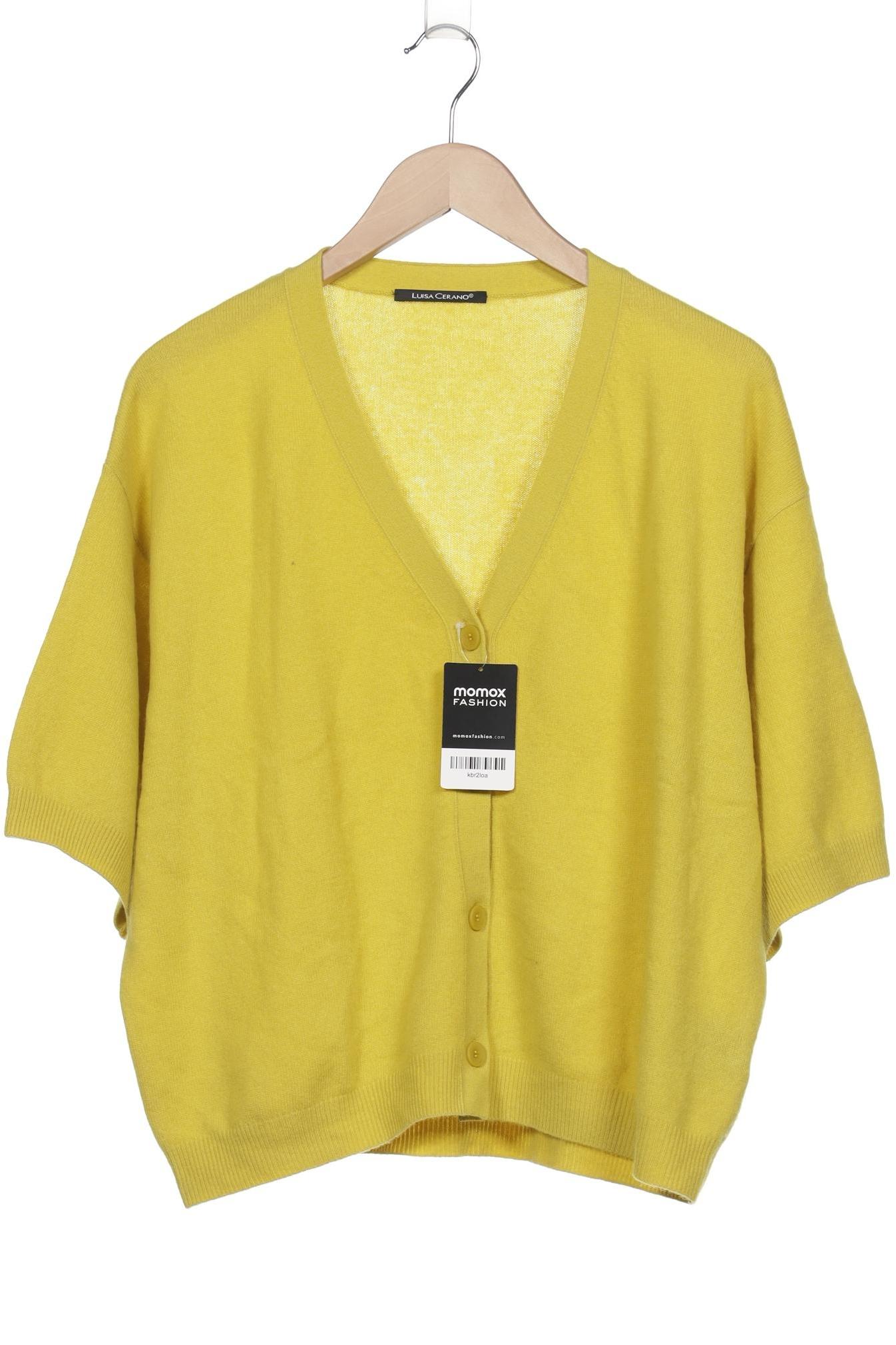 

Luisa Cerano Damen Strickjacke, gelb, Gr. 42