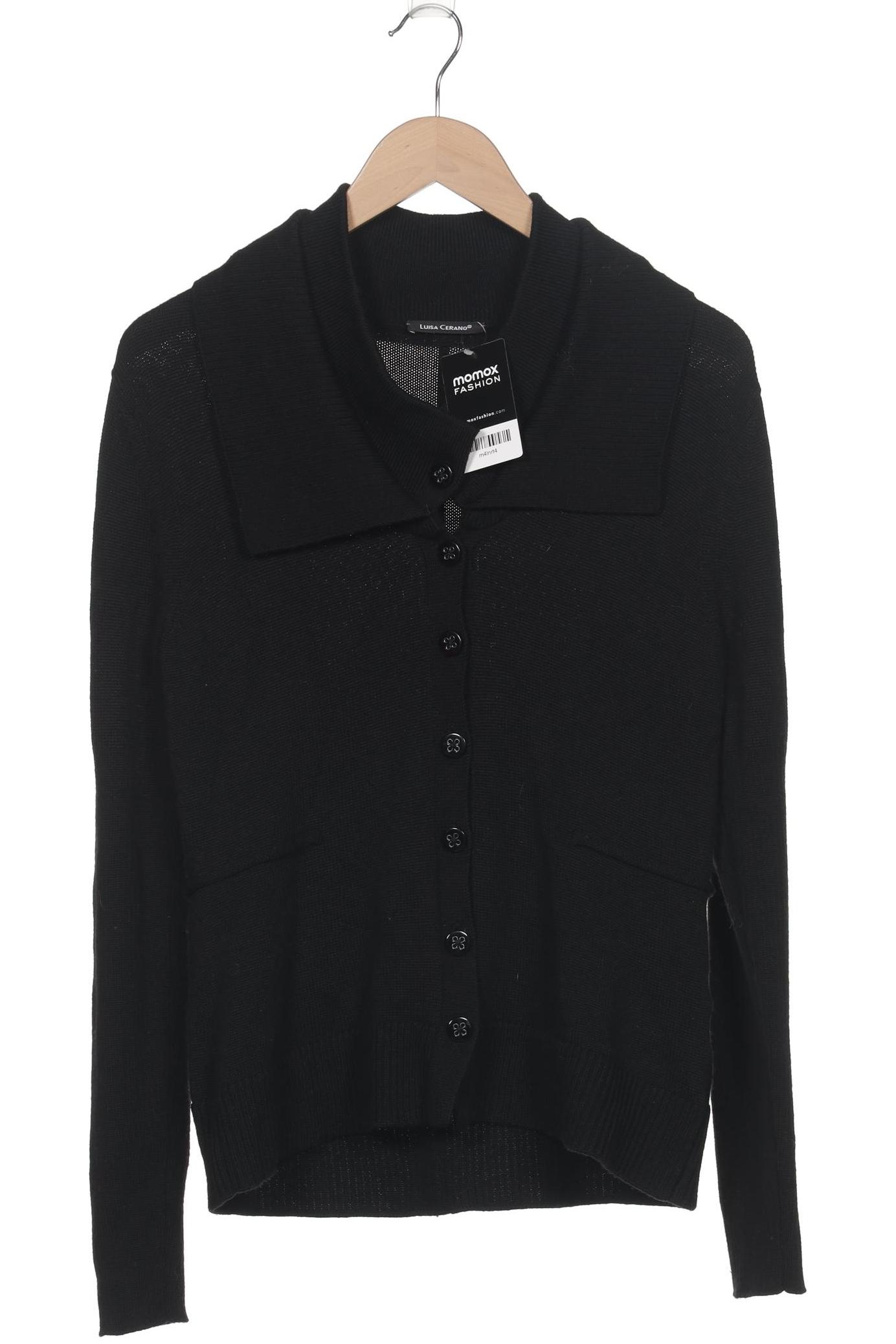 

Luisa Cerano Damen Strickjacke, schwarz, Gr. 40