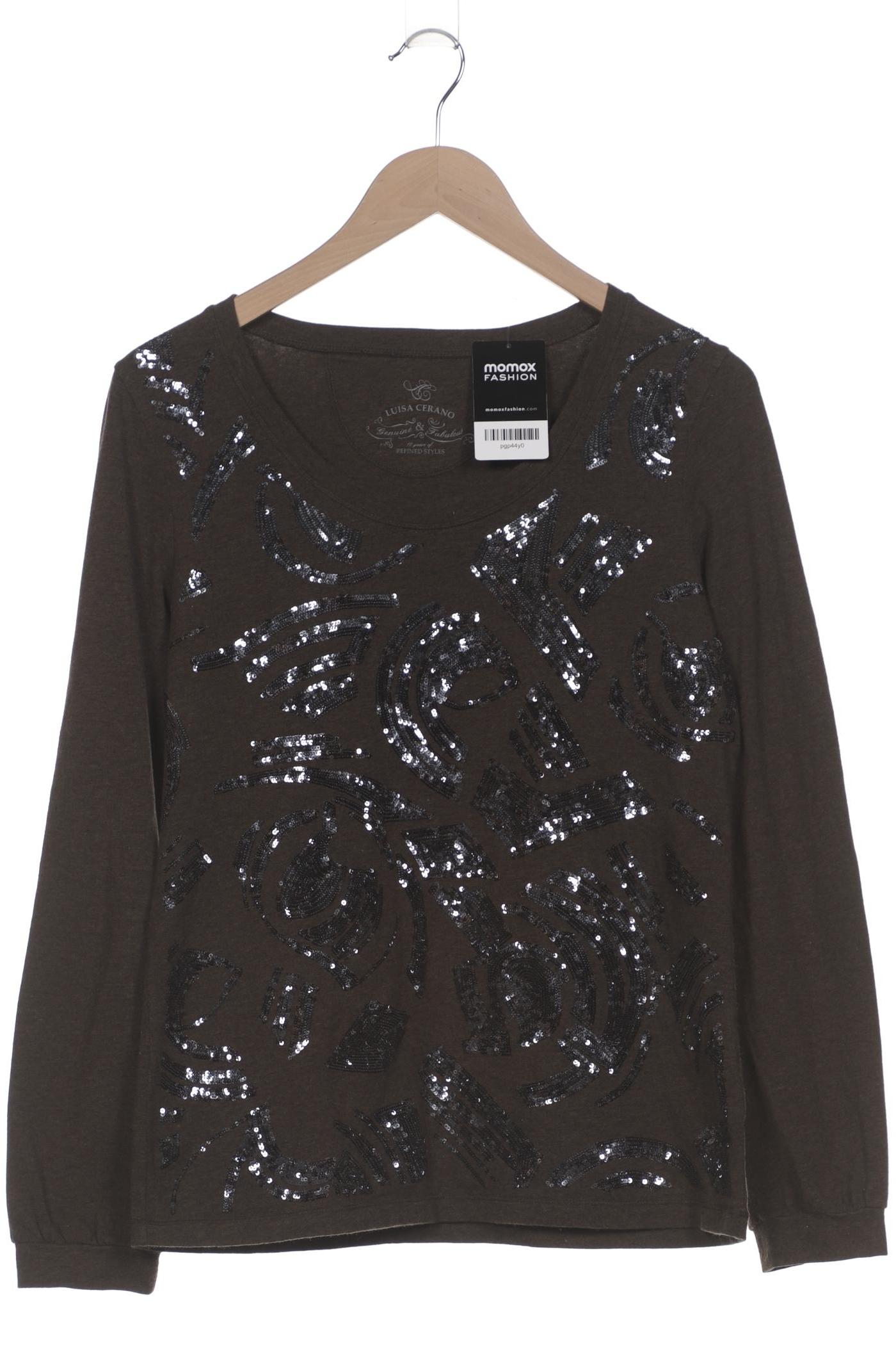 

Luisa Cerano Damen Langarmshirt, braun, Gr. 42