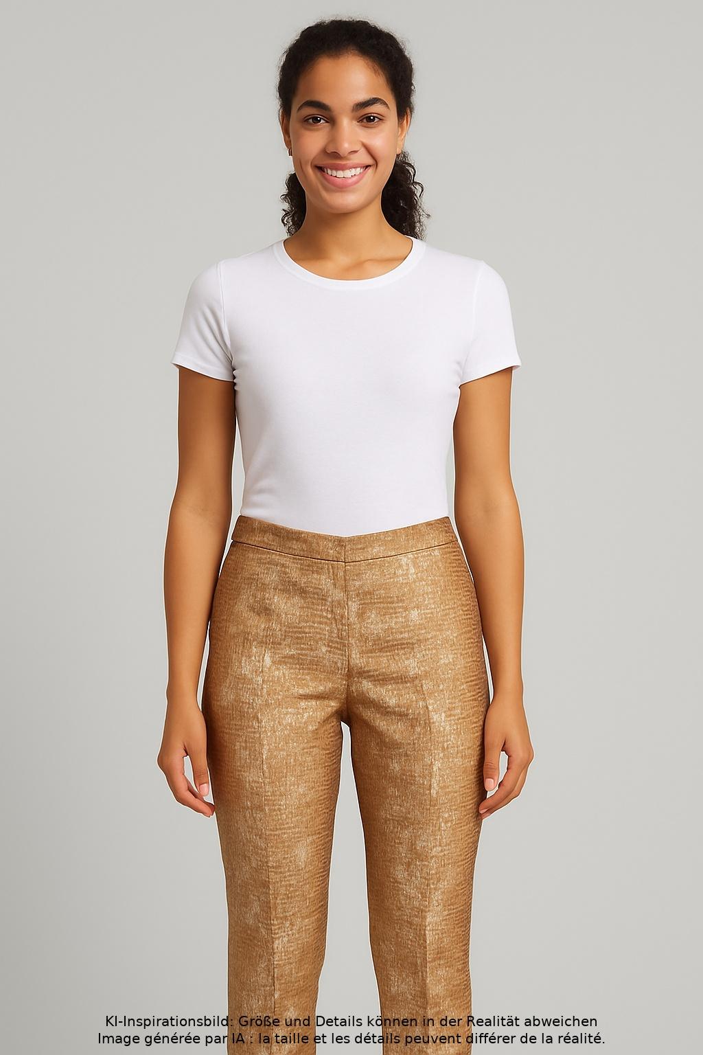 

Luisa Cerano Damen Stoffhose, gold, Gr. 38
