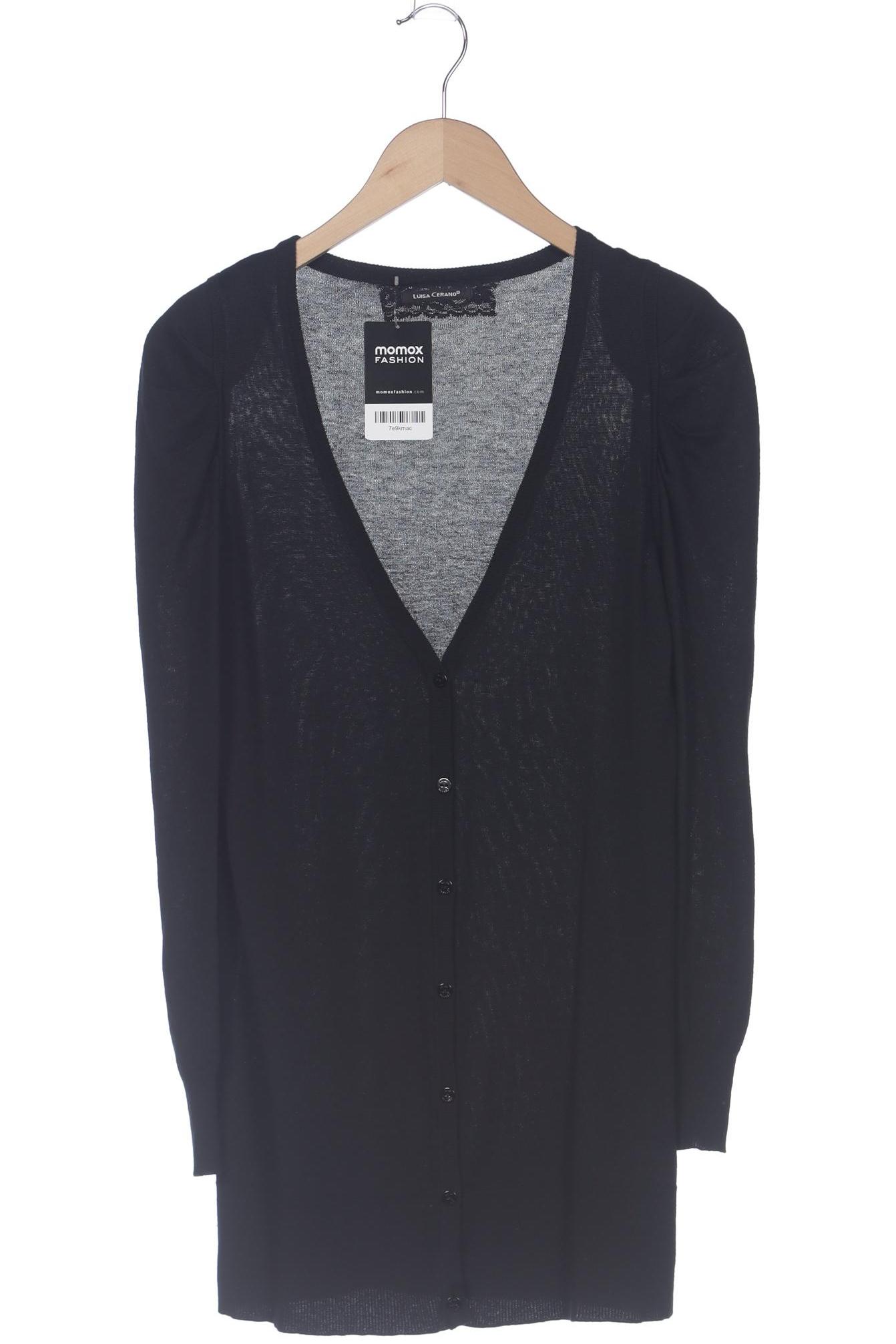 

Luisa Cerano Damen Strickjacke, schwarz, Gr. 36