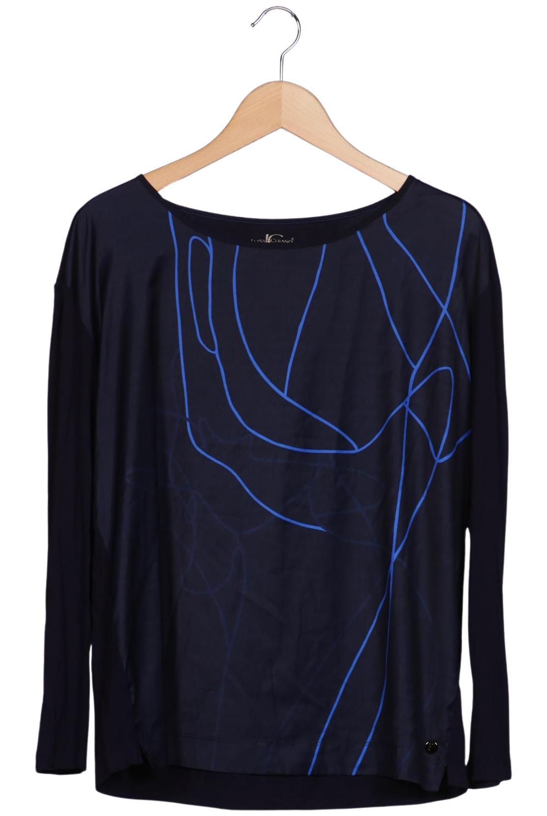 

Luisa Cerano Damen Langarmshirt, marineblau, Gr. 40