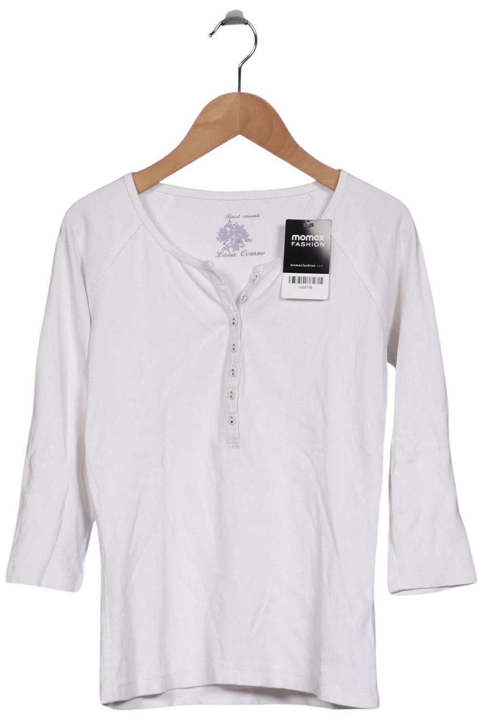 

Luisa Cerano Damen Langarmshirt, weiß, Gr. 40