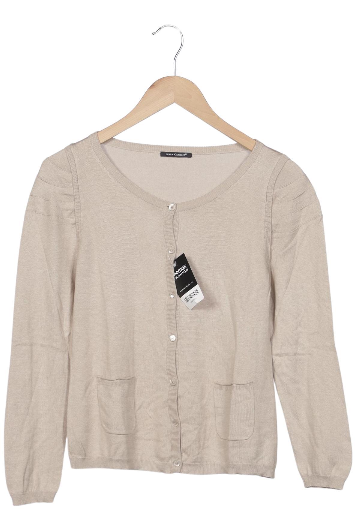 

Luisa Cerano Damen Strickjacke, beige, Gr. 38