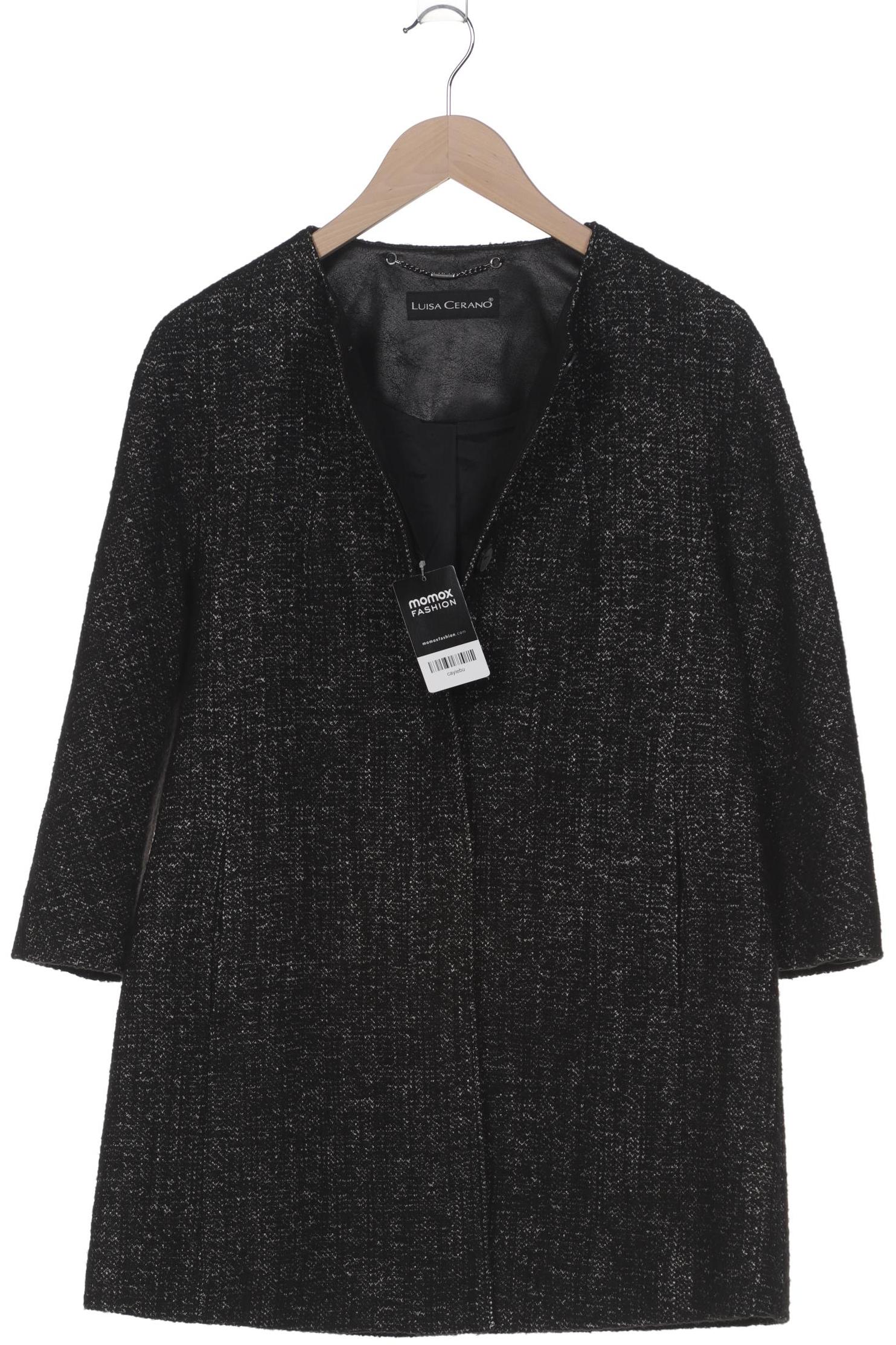 

Luisa Cerano Damen Mantel, schwarz, Gr. 36