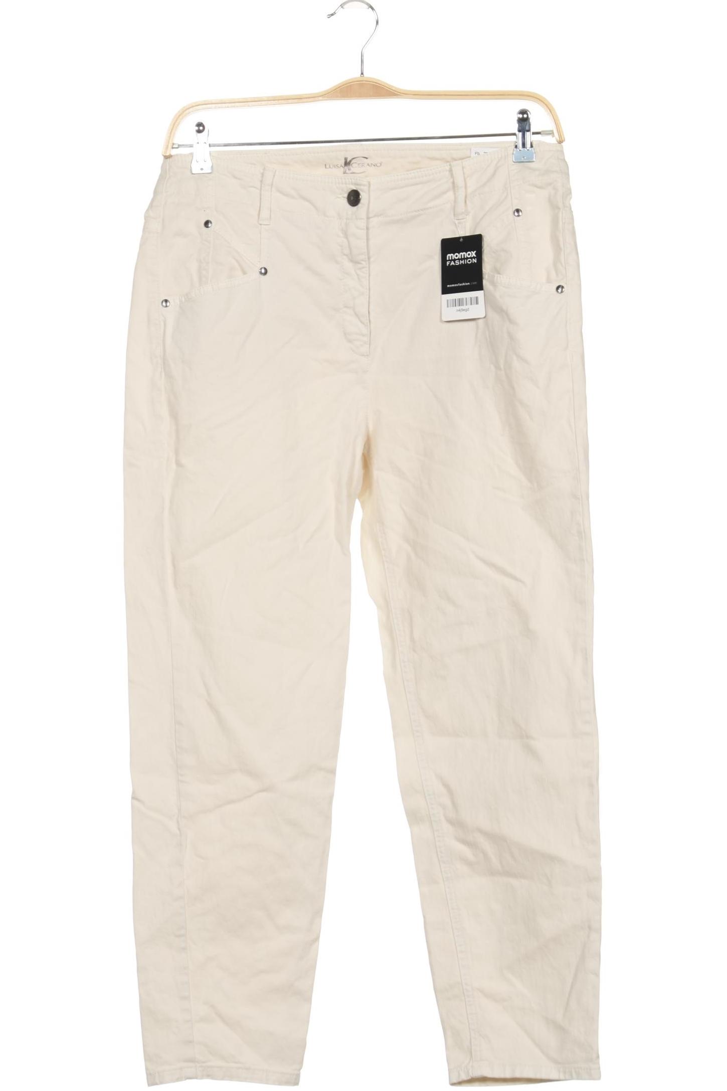 

Luisa Cerano Damen Jeans, cremeweiß, Gr. 42