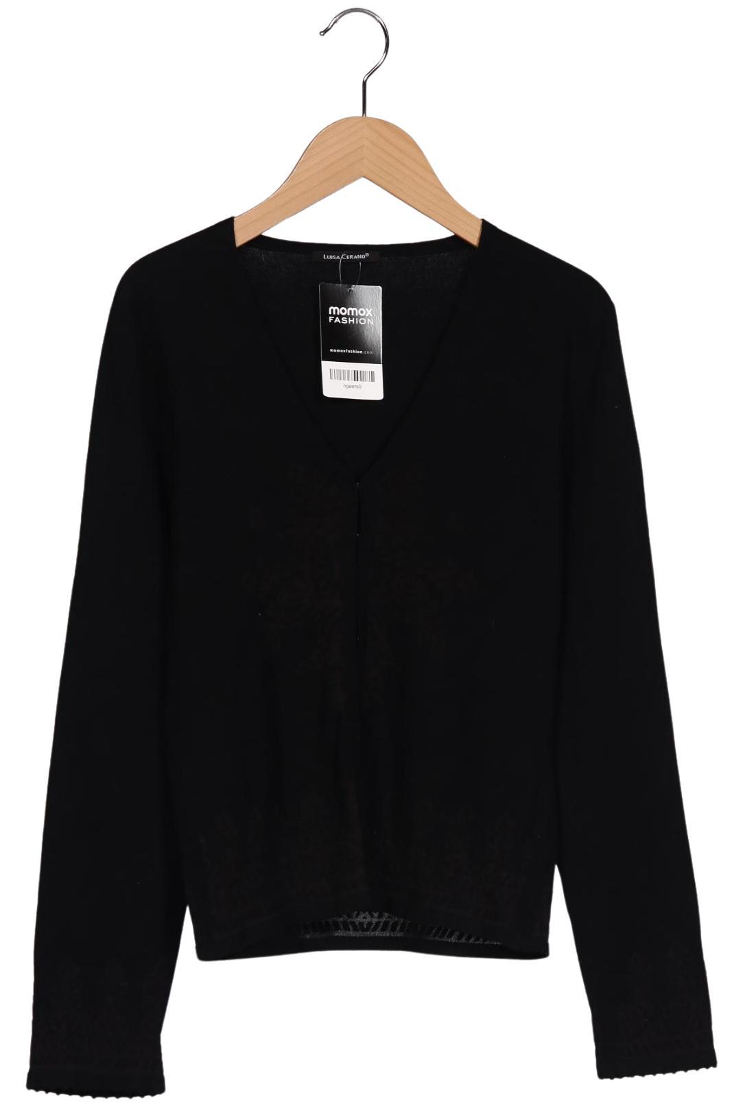

Luisa Cerano Damen Strickjacke, schwarz, Gr. 34