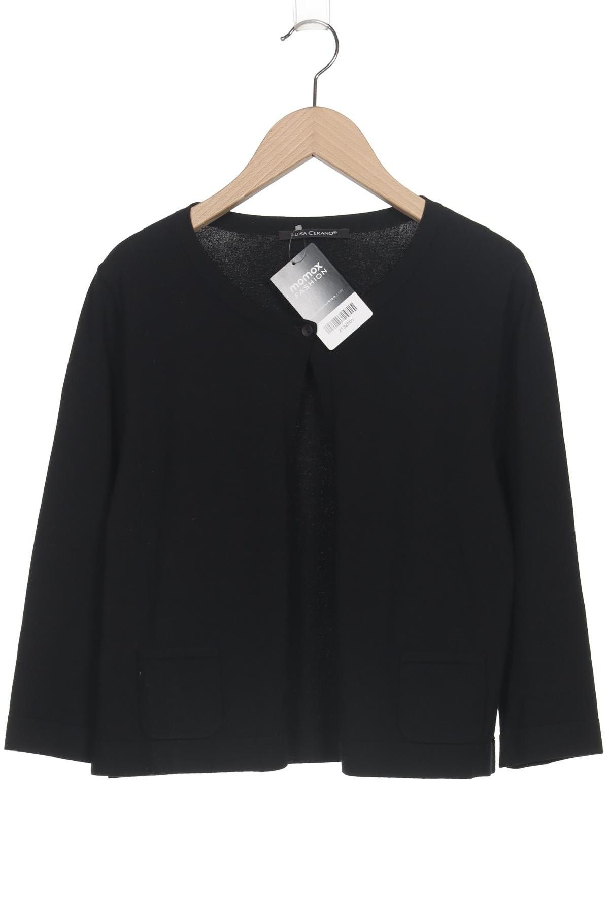 

Luisa Cerano Damen Strickjacke, schwarz, Gr. 38
