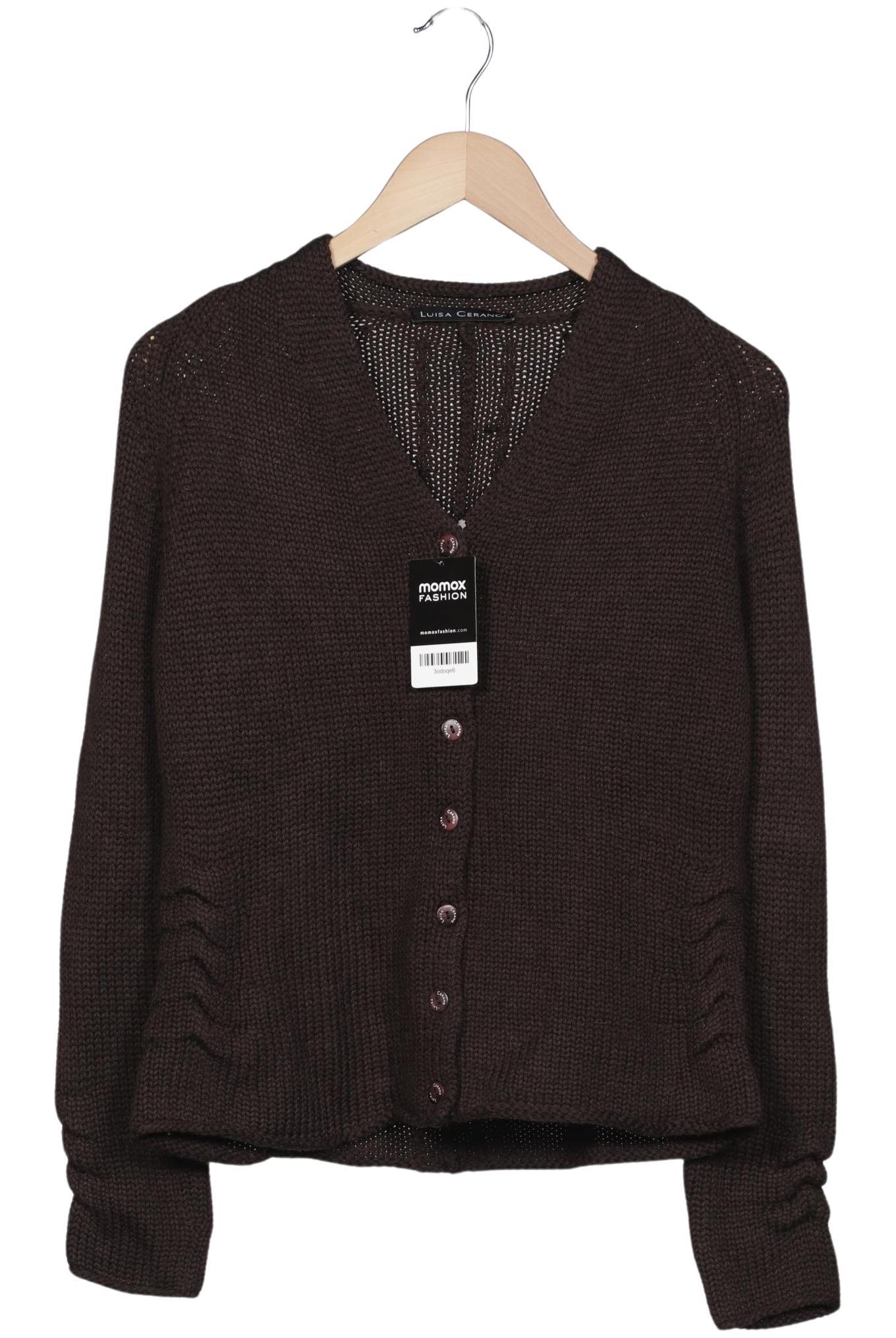 

Luisa Cerano Damen Strickjacke, braun, Gr. 38