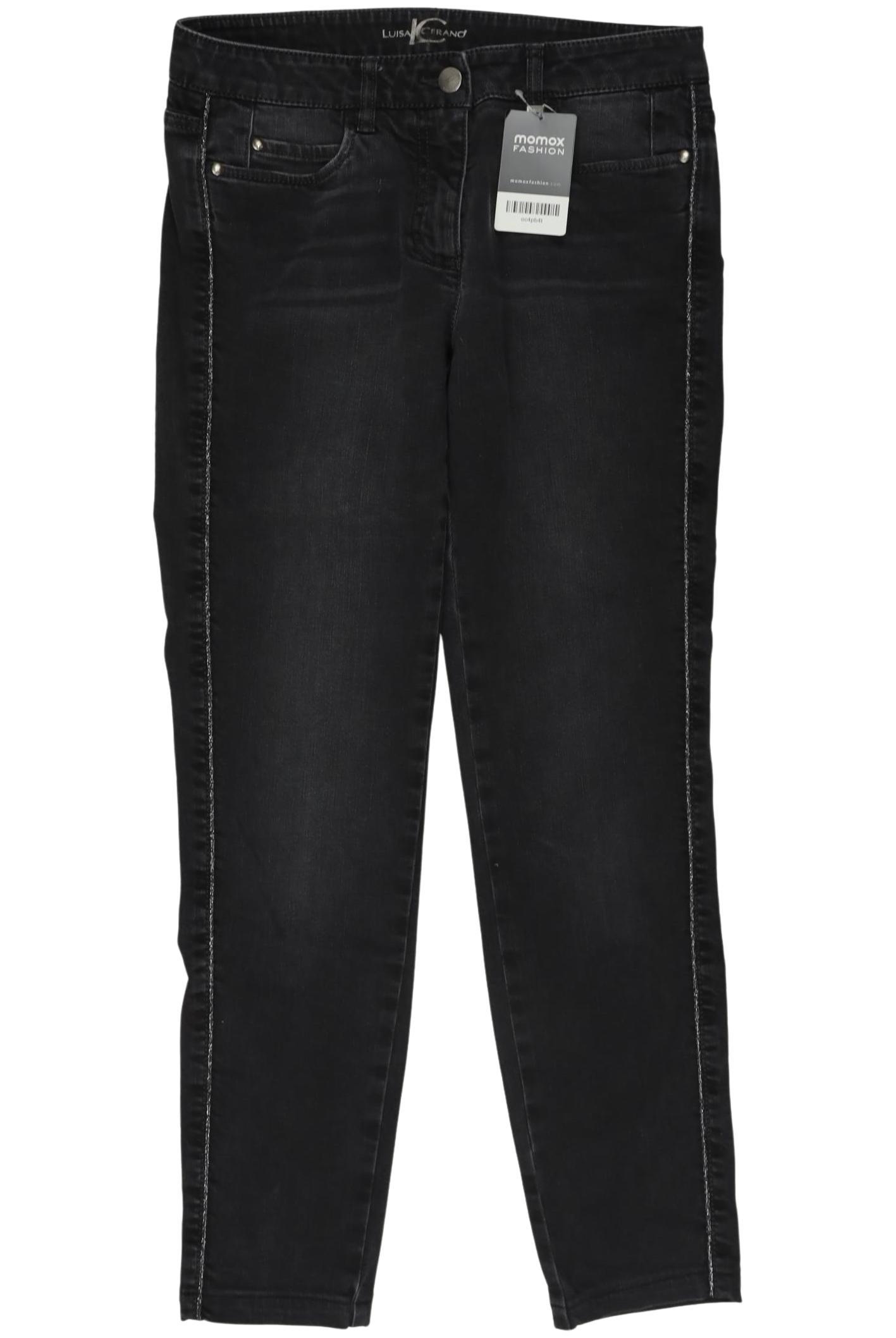 

Luisa Cerano Damen Jeans, schwarz, Gr. 36