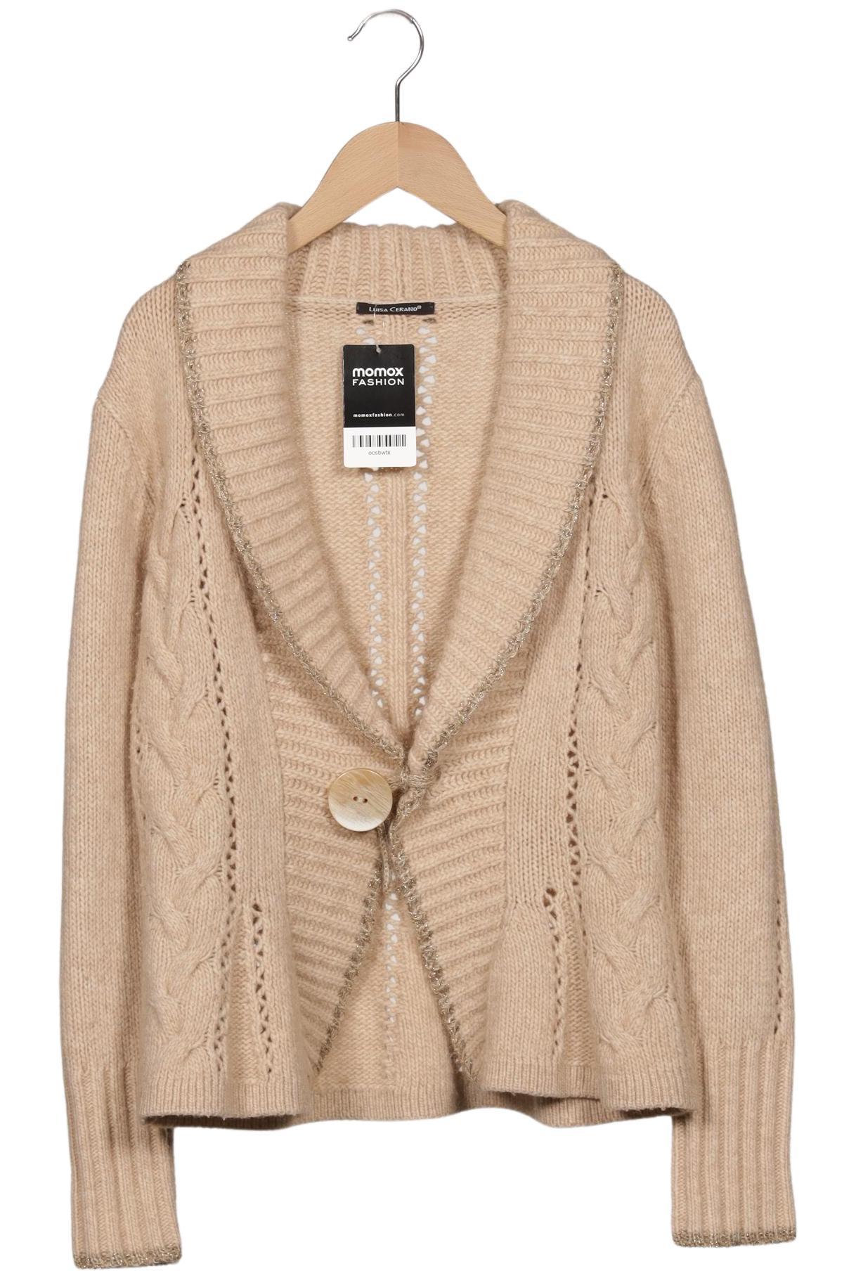 

Luisa Cerano Damen Strickjacke, beige, Gr. 42