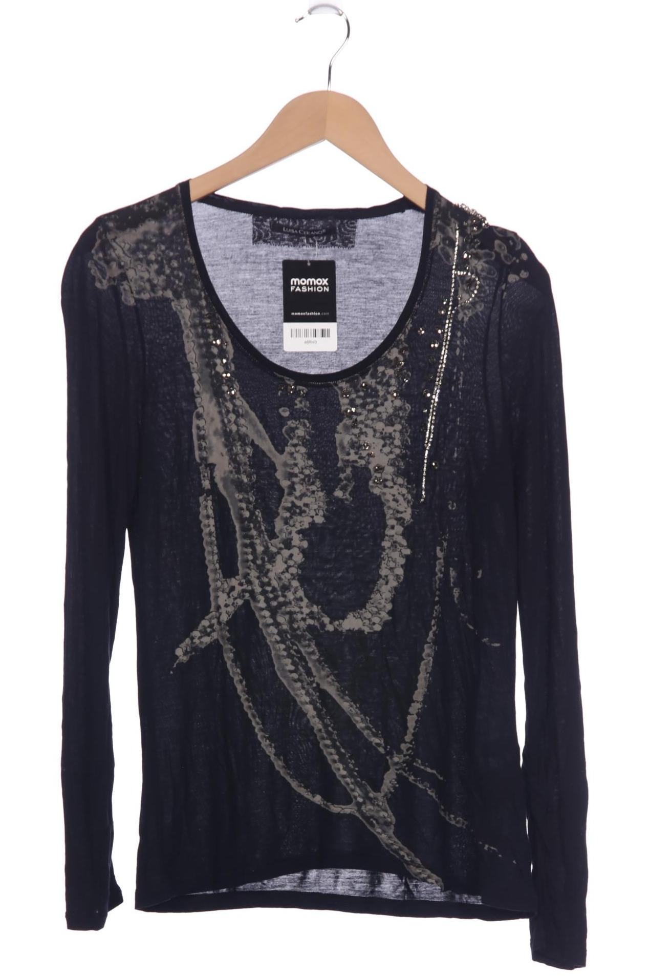 

Luisa Cerano Damen Langarmshirt, schwarz, Gr. 38