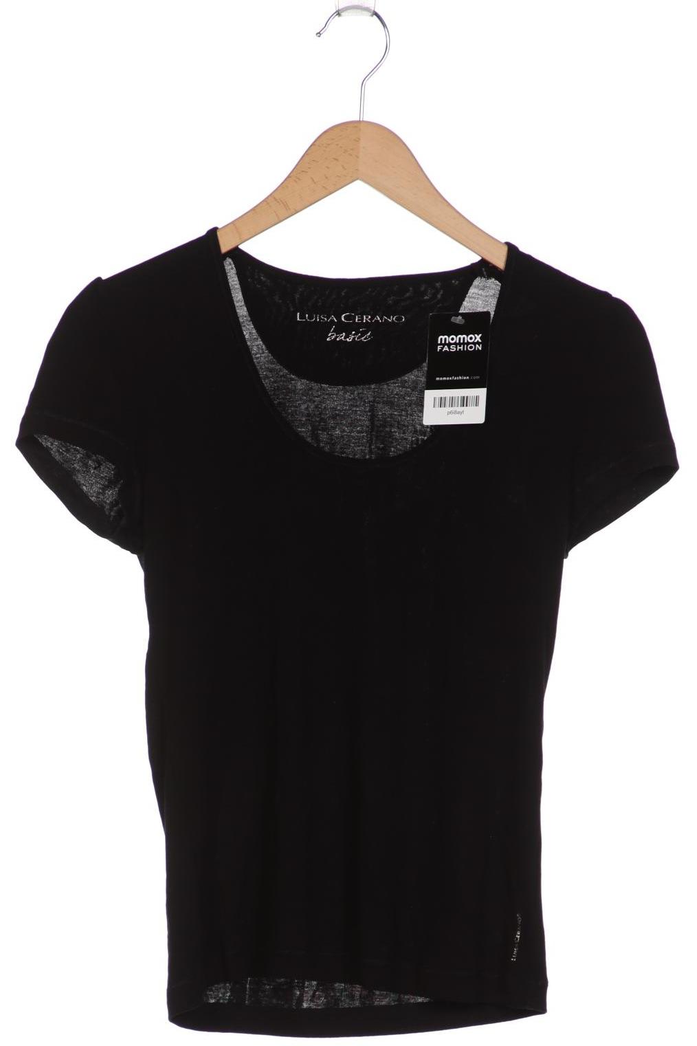 

Luisa Cerano Damen T-Shirt, schwarz, Gr. 38