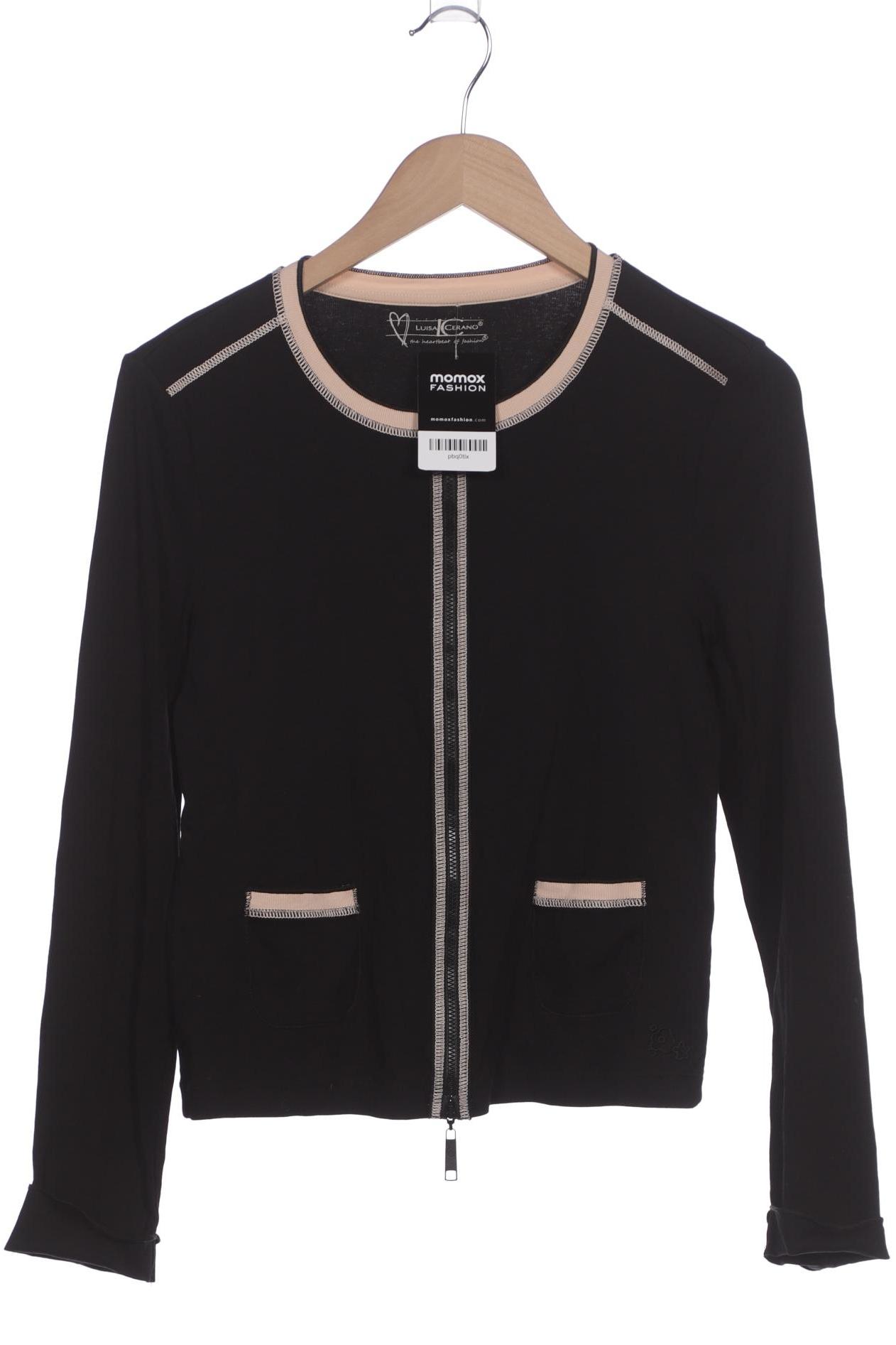 

Luisa Cerano Damen Strickjacke, schwarz, Gr. 40