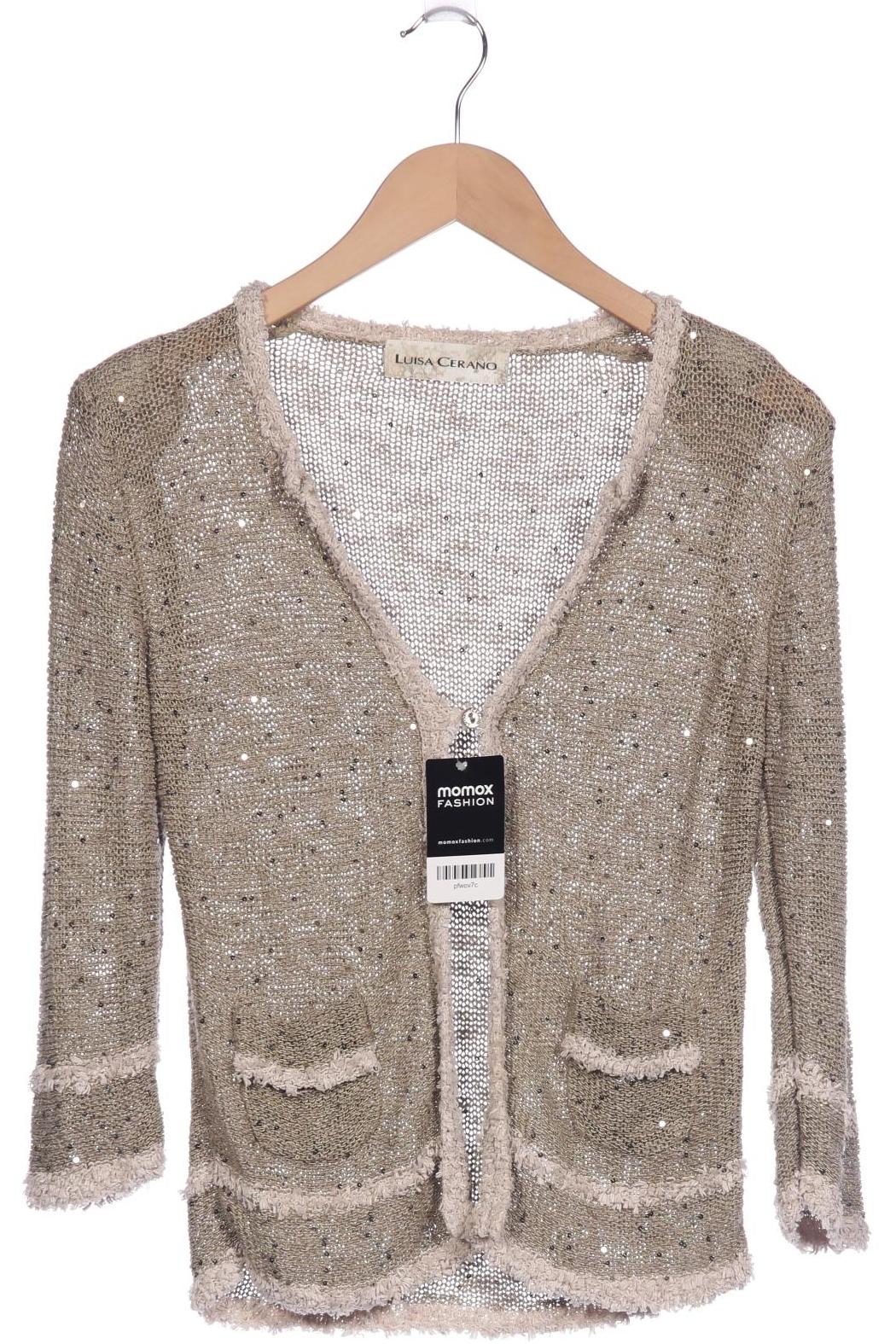 

Luisa Cerano Damen Strickjacke, beige, Gr. 38