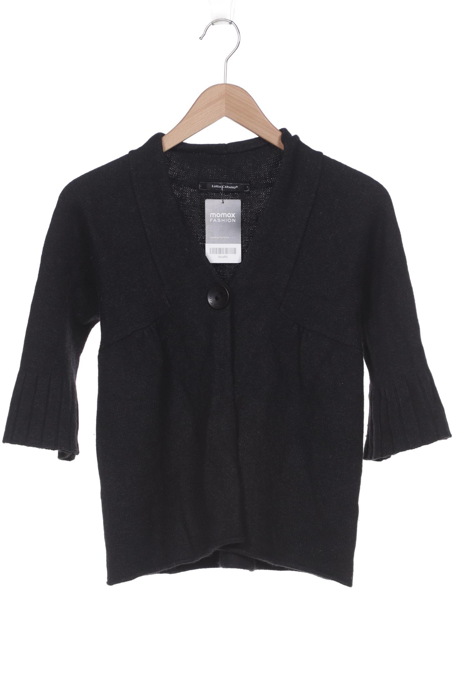 

Luisa Cerano Damen Strickjacke, schwarz, Gr. 40