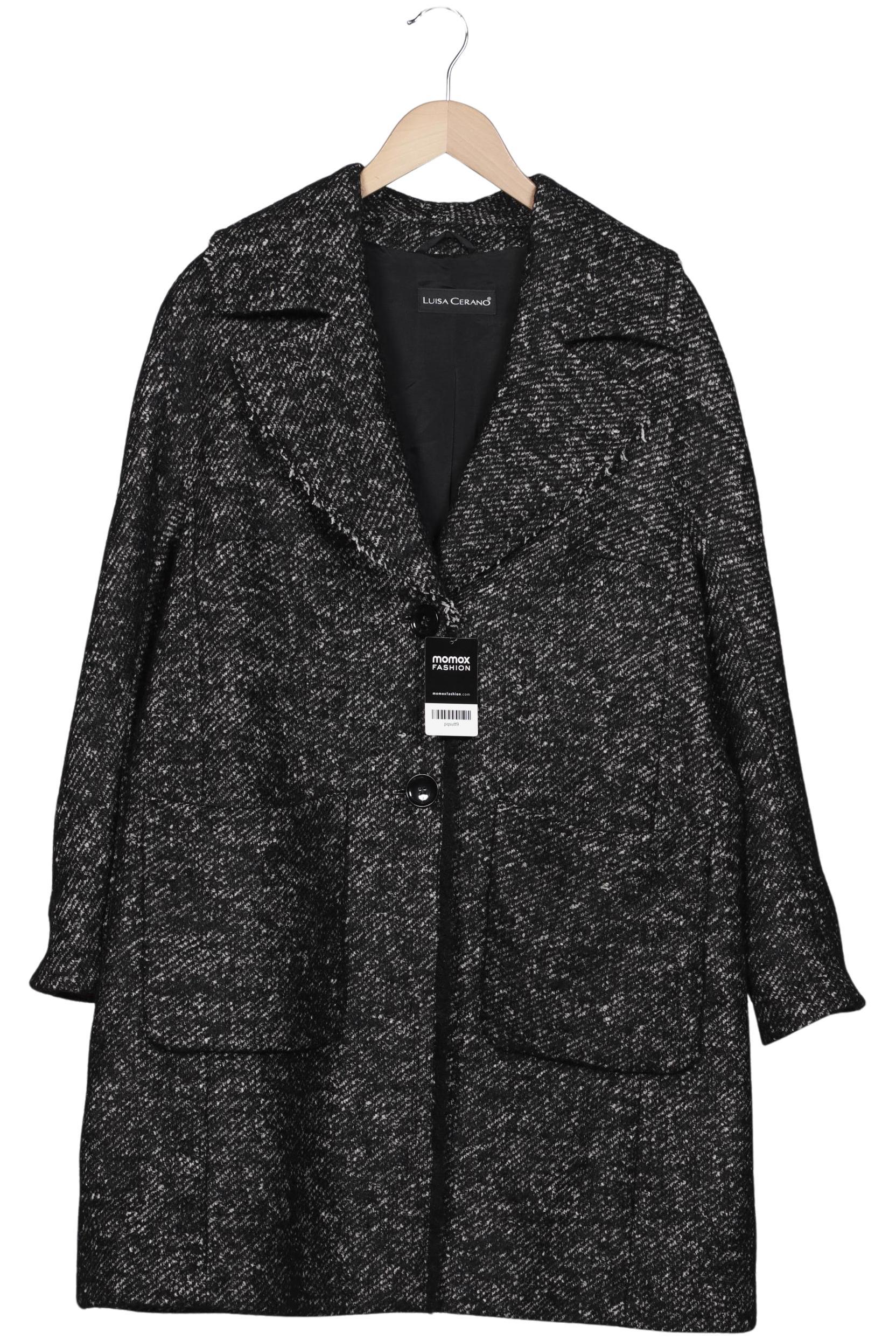

Luisa Cerano Damen Mantel, schwarz, Gr. 44