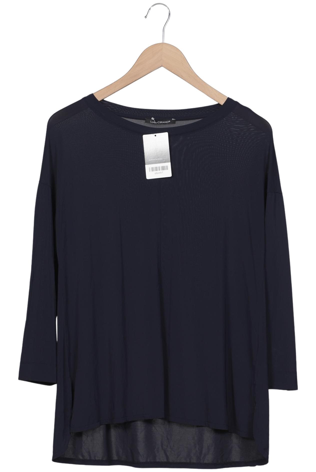 

Luisa Cerano Damen Langarmshirt, marineblau, Gr. 36