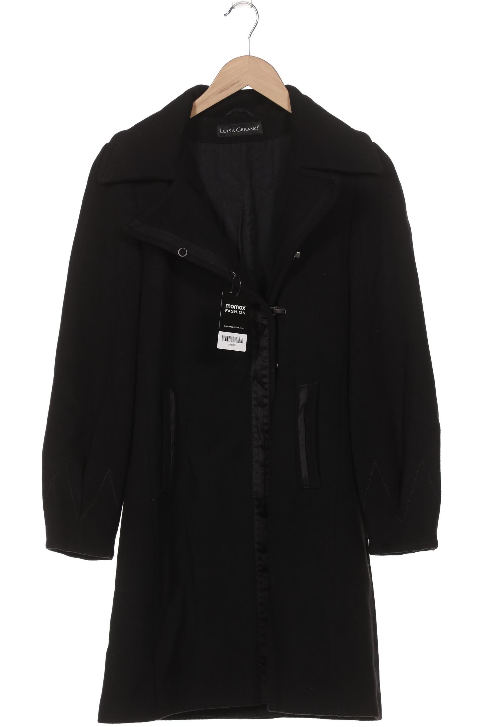 

Luisa Cerano Damen Mantel, schwarz, Gr. 36