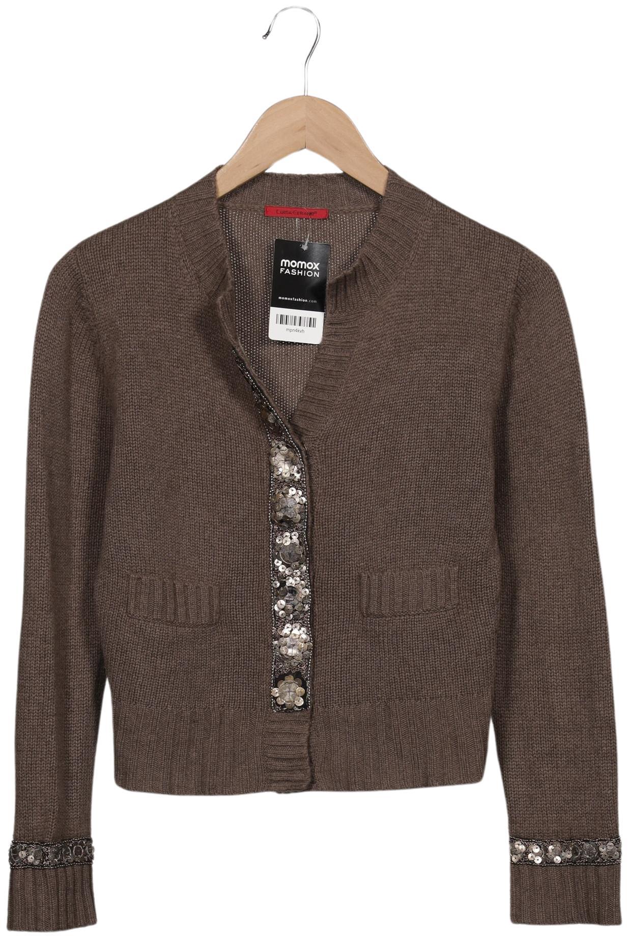 

Luisa Cerano Damen Strickjacke, braun, Gr. 38