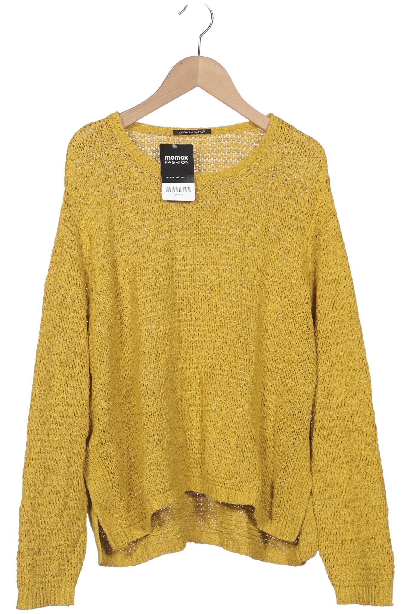 

Luisa Cerano Damen Pullover, gelb, Gr. 40