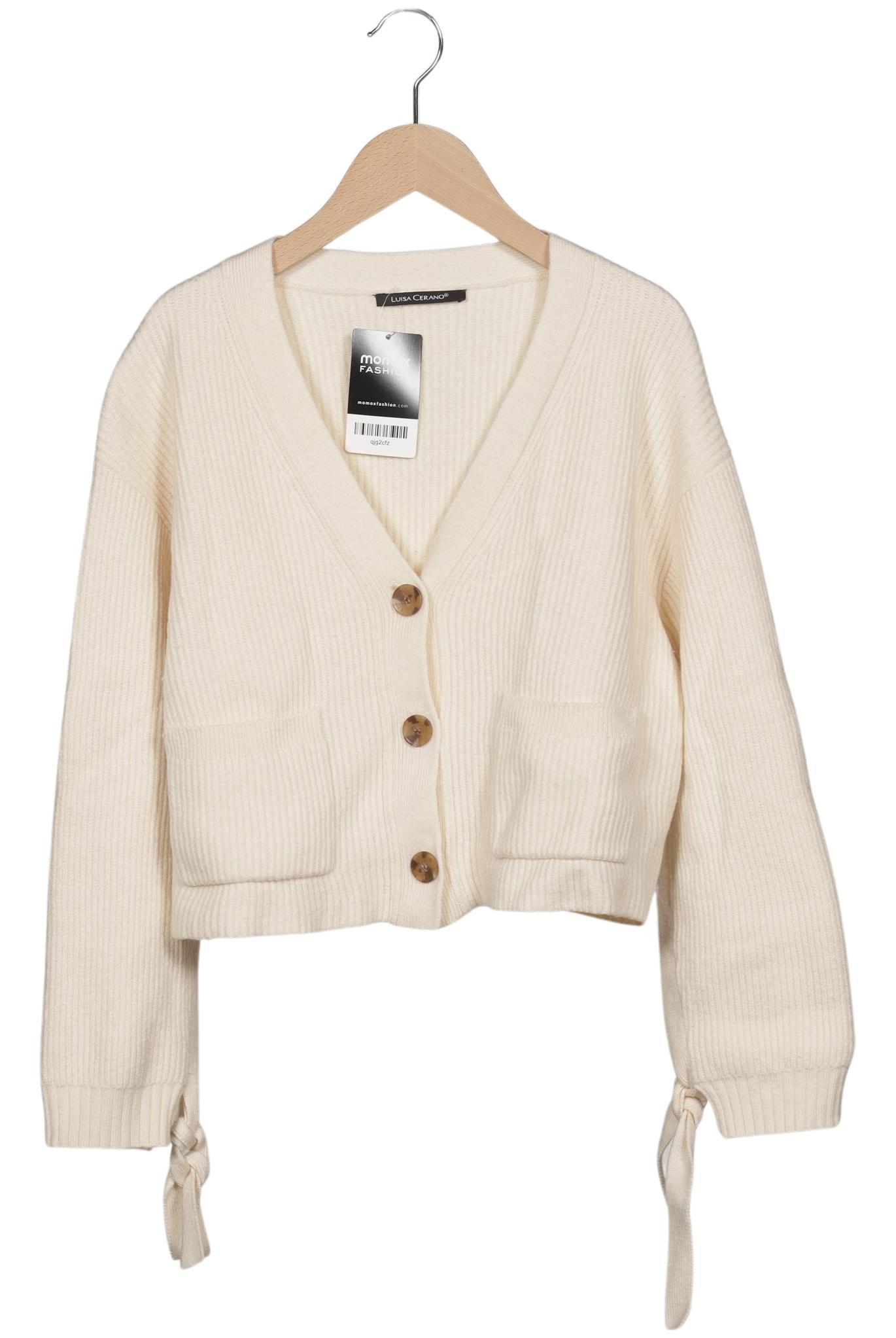 

Luisa Cerano Damen Strickjacke, cremeweiß, Gr. 38