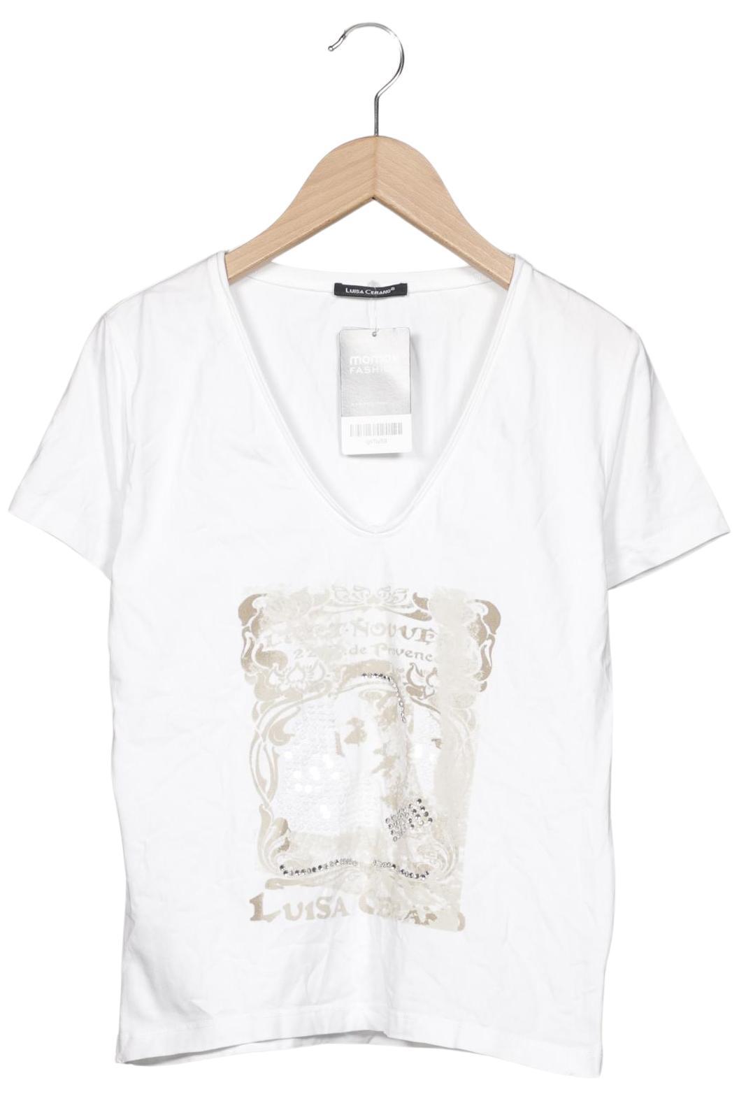 

Luisa Cerano Damen T-Shirt, weiß, Gr. 38