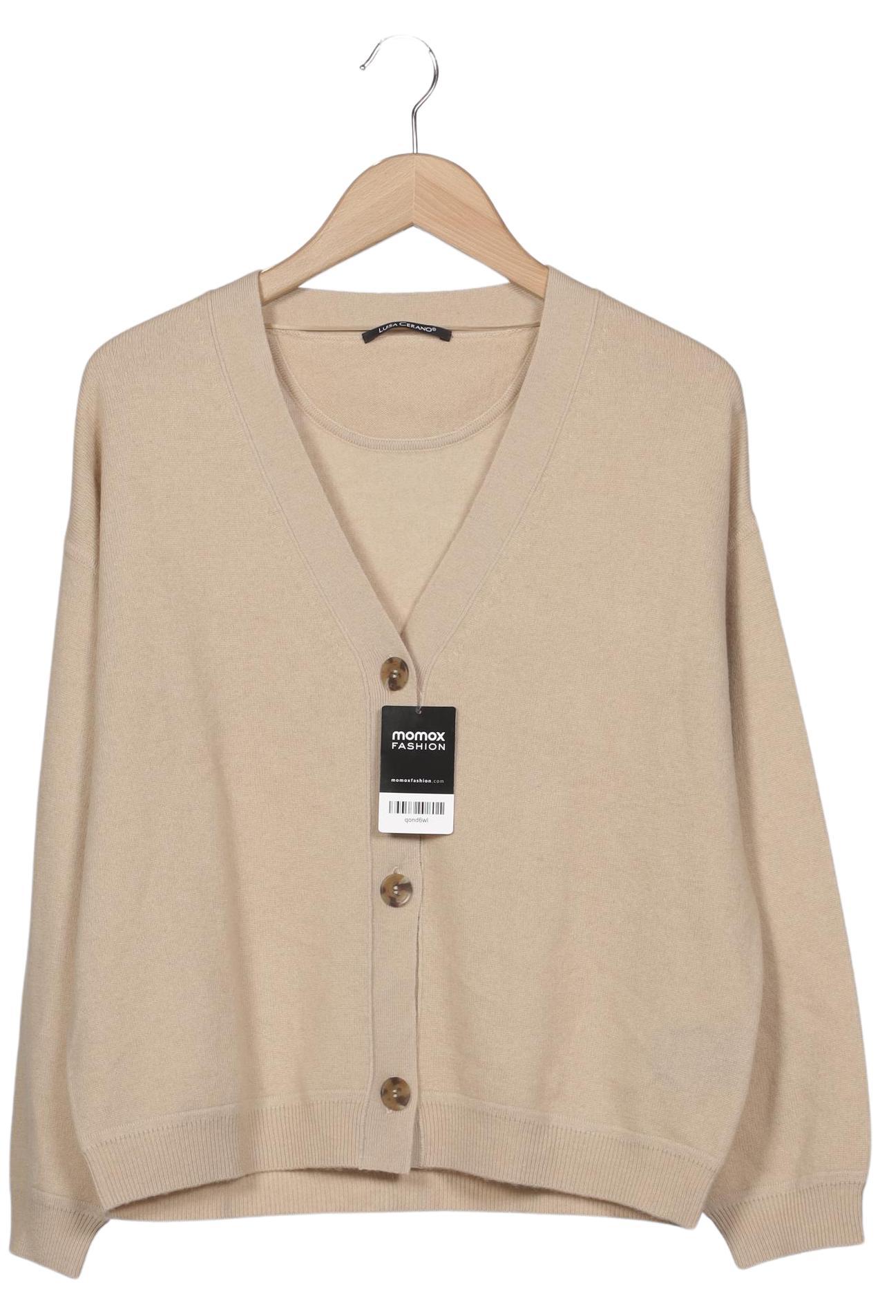 

Luisa Cerano Damen Strickjacke, beige, Gr. 40