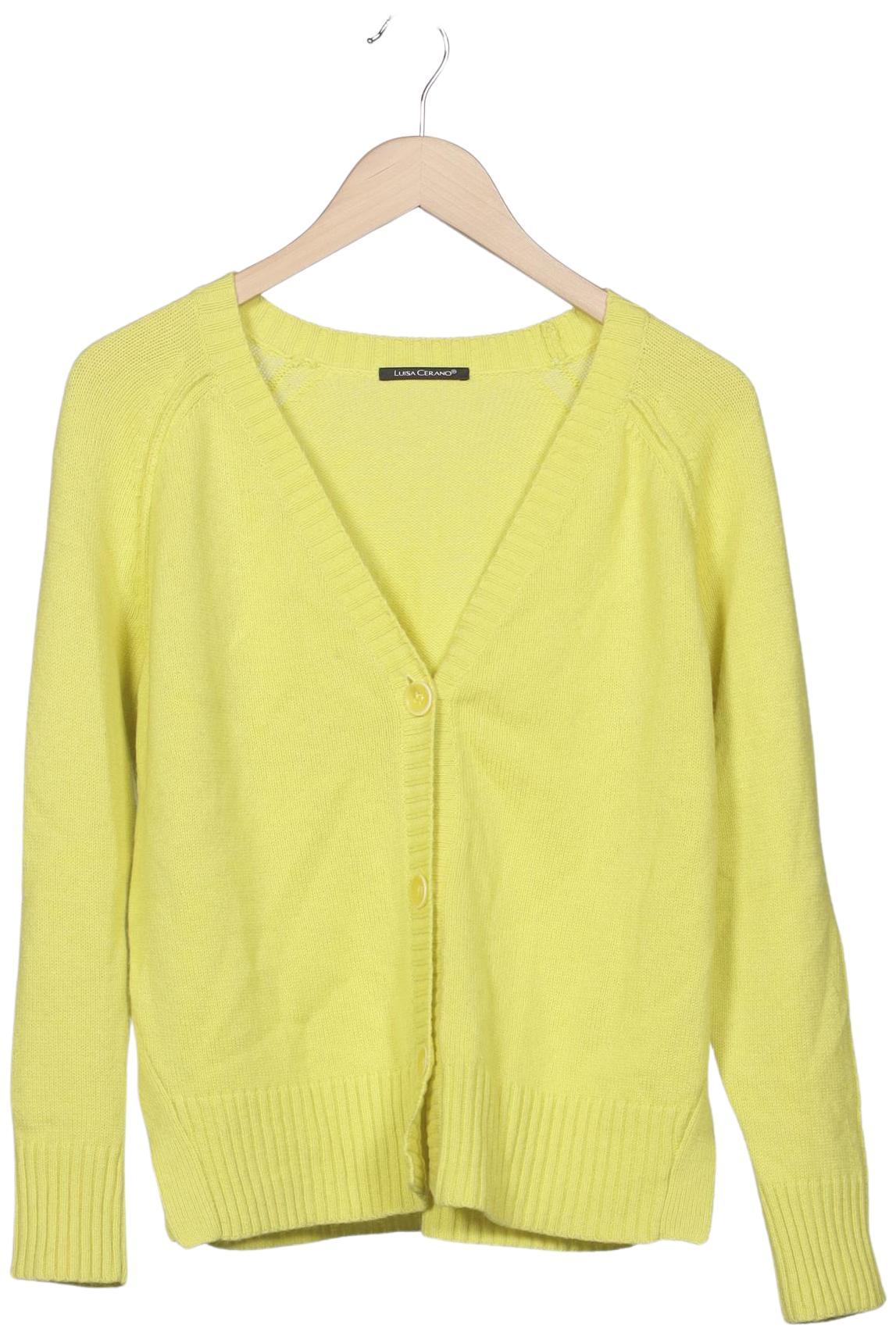 

Luisa Cerano Damen Strickjacke, gelb, Gr. 36