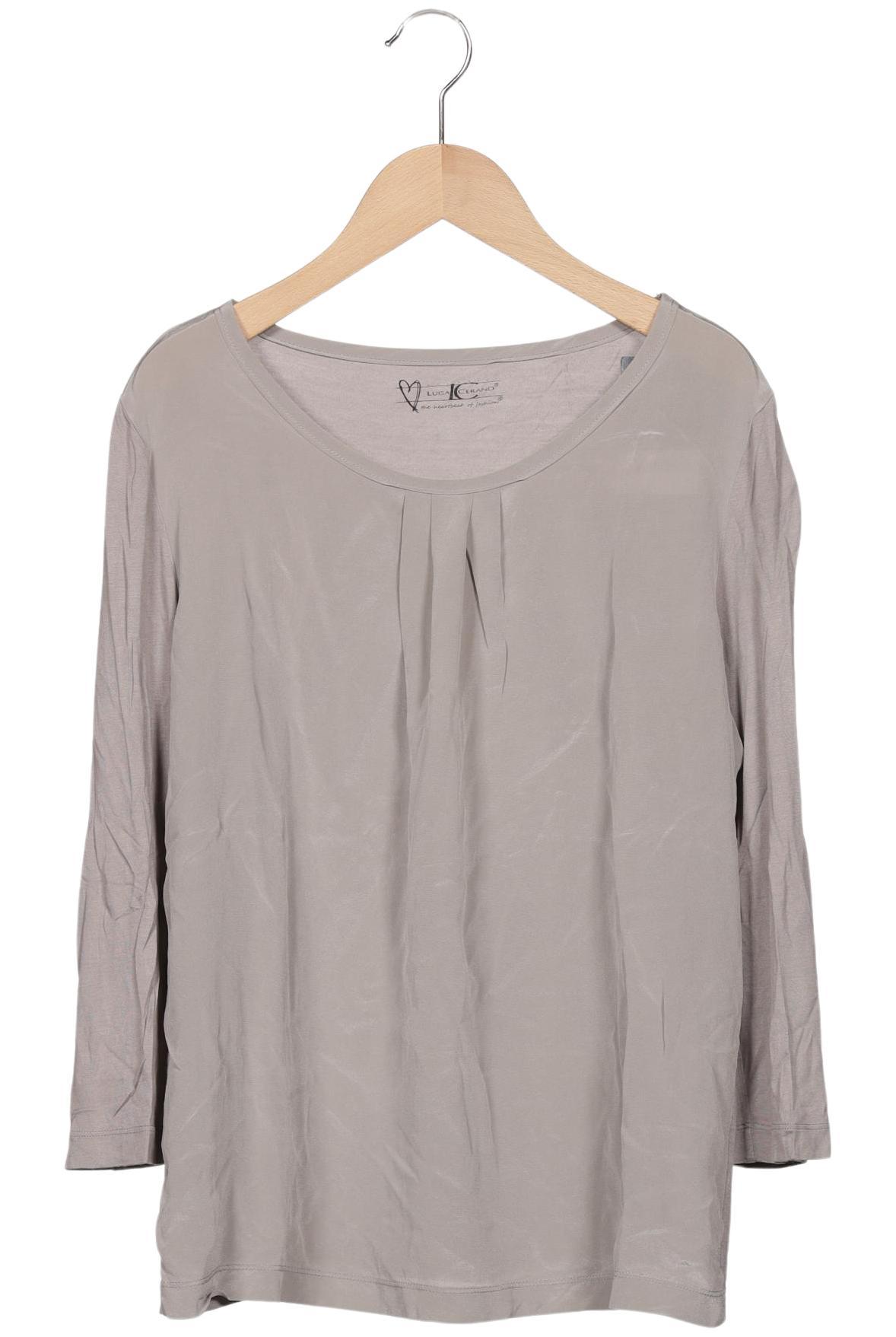 

Luisa Cerano Damen Langarmshirt, grau, Gr. 38