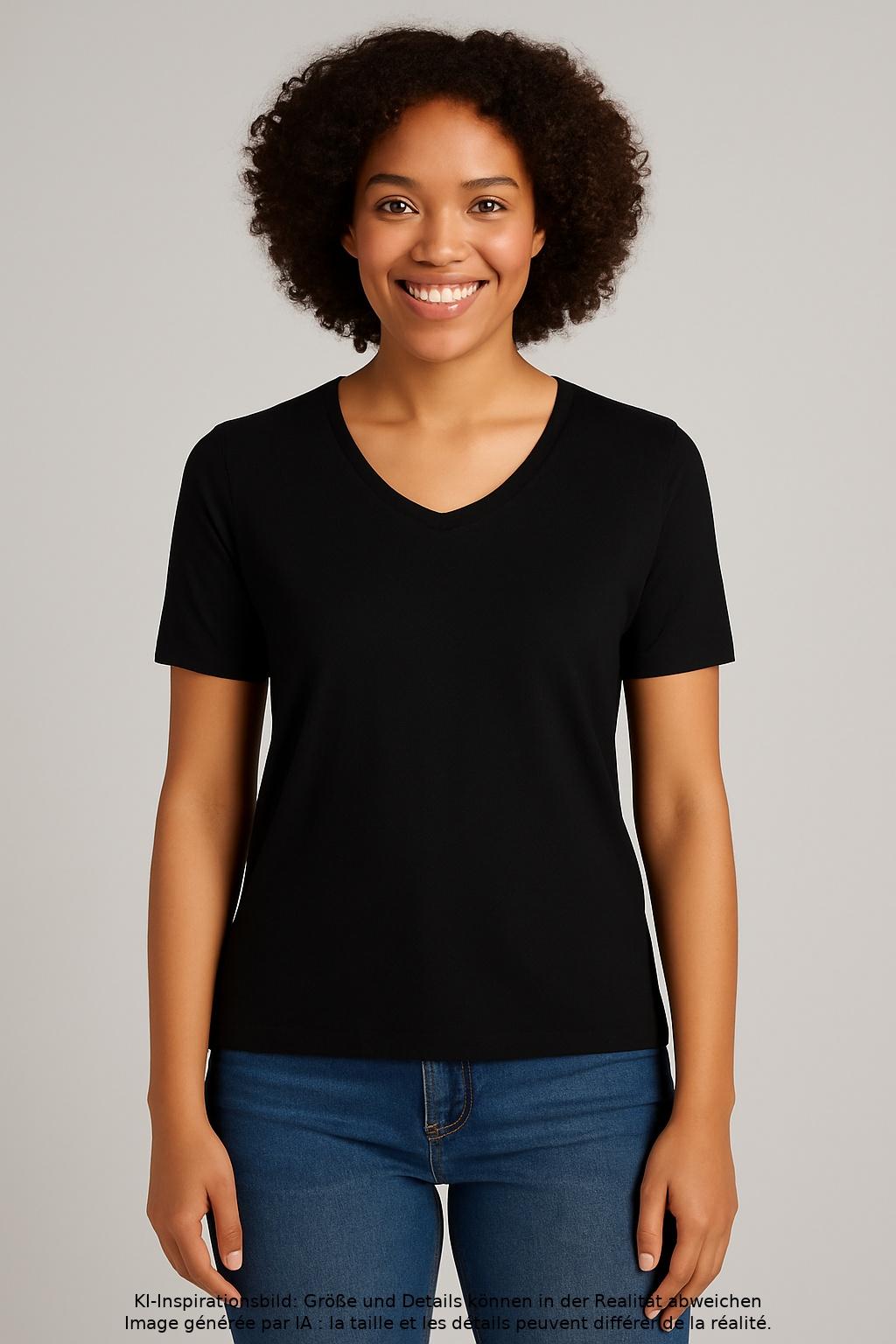 

Luisa Cerano Damen T-Shirt, schwarz, Gr. 36