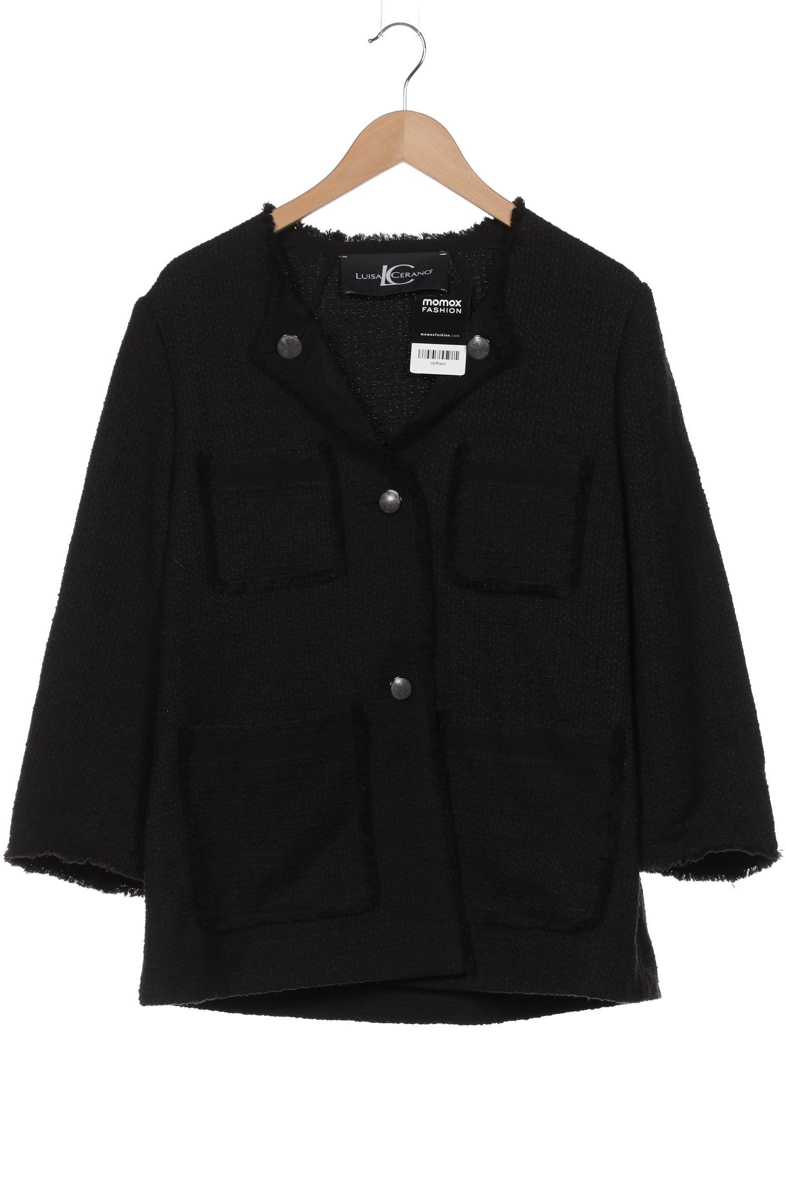 

Luisa Cerano Damen Mantel, schwarz, Gr. 46