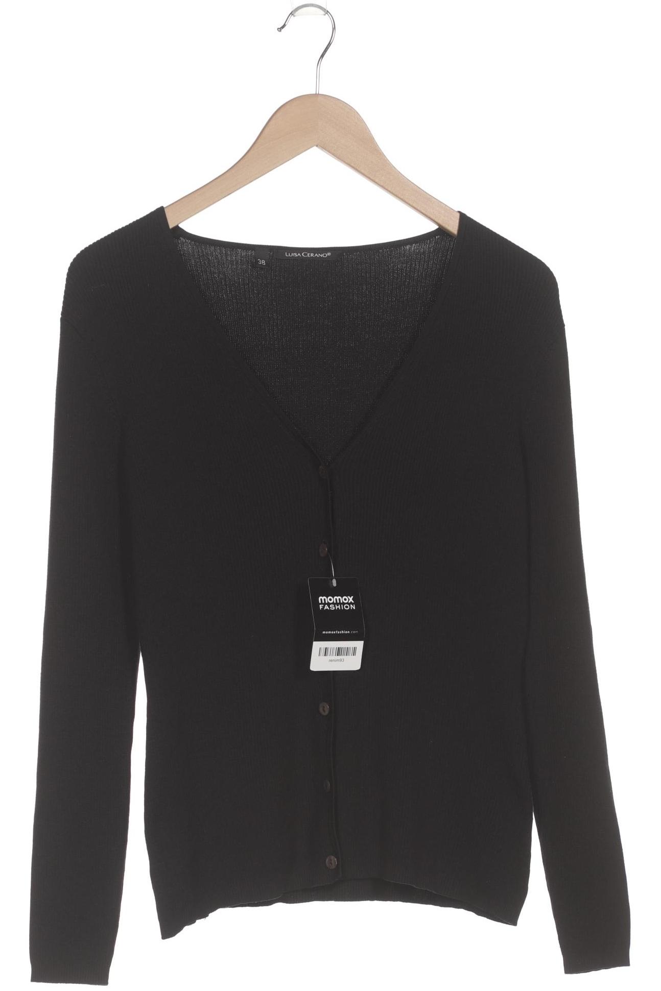 

Luisa Cerano Damen Strickjacke, schwarz, Gr. 38