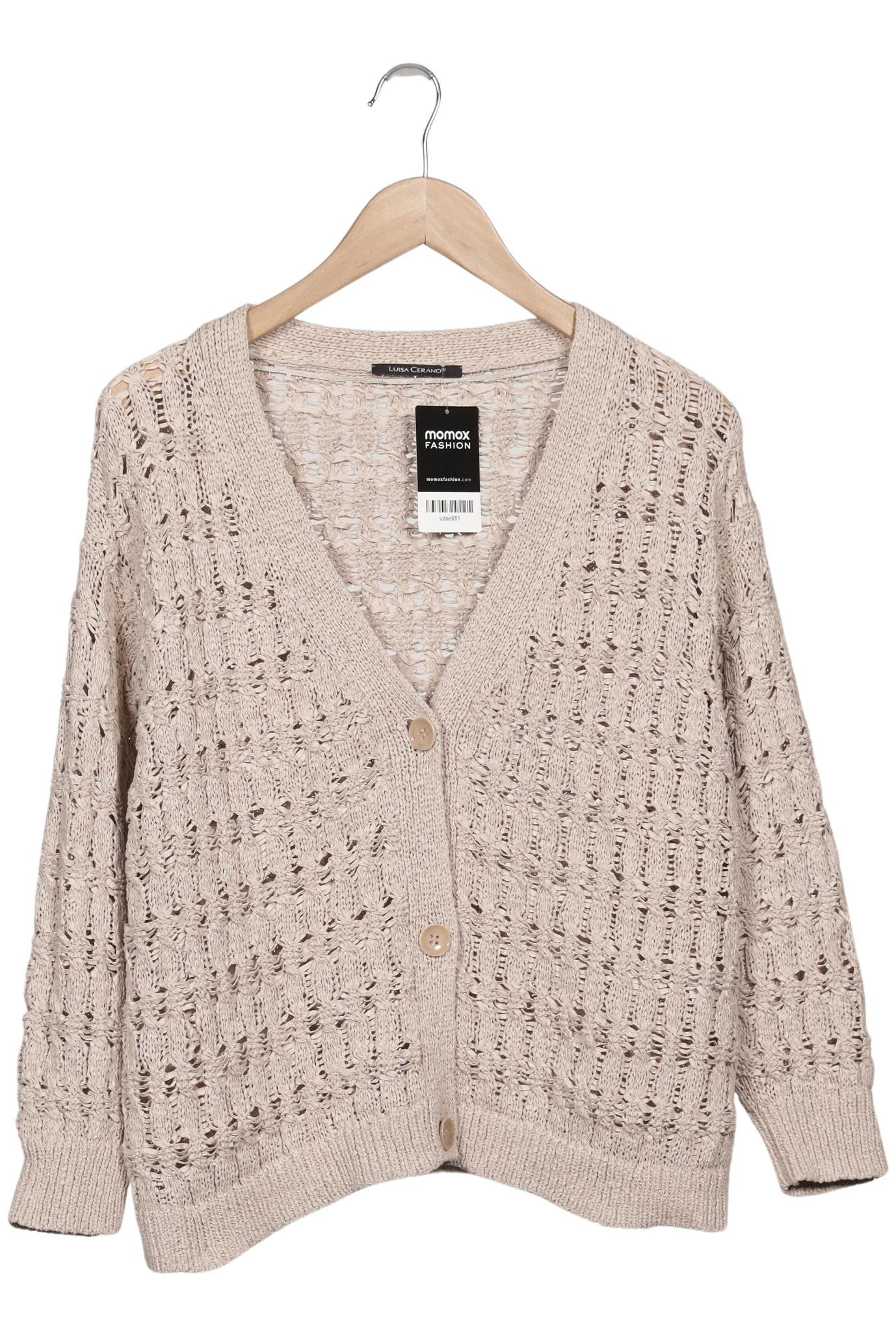 

Luisa Cerano Damen Strickjacke, beige, Gr. 42