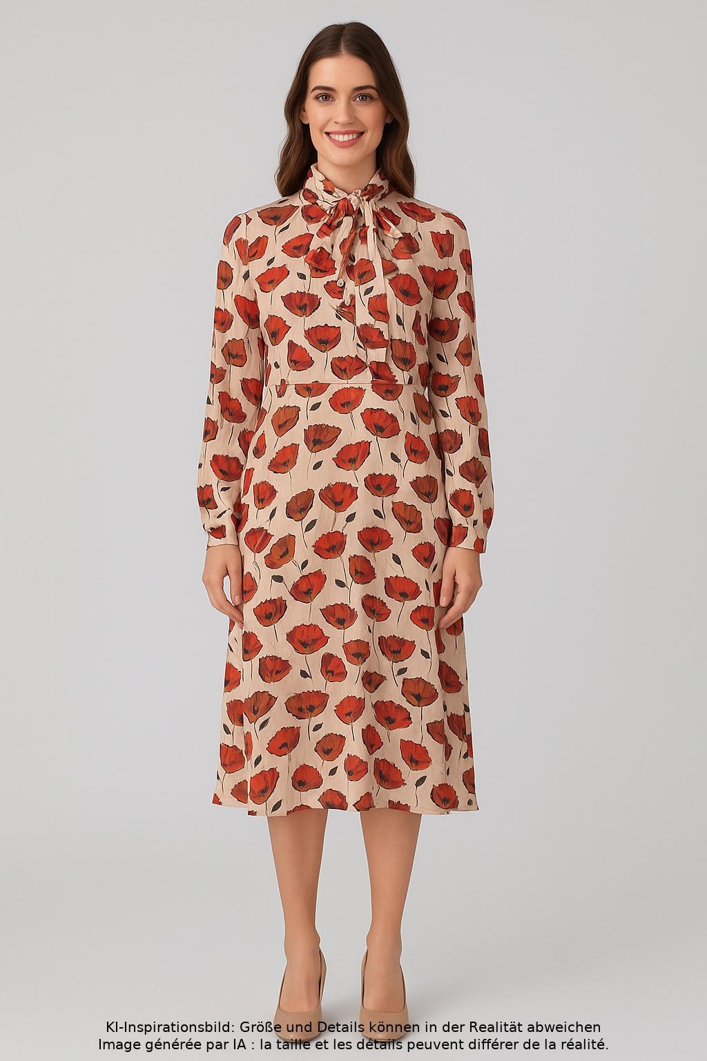 

Luisa Cerano Damen Kleid, beige, Gr. 42