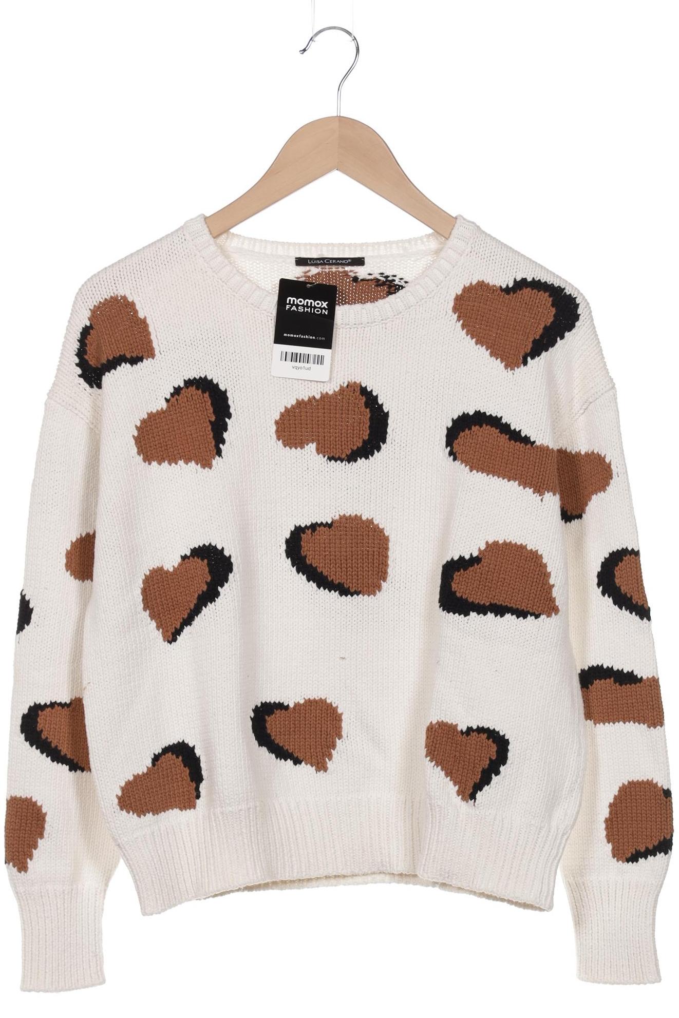 

Luisa Cerano Damen Pullover, weiß, Gr. 38