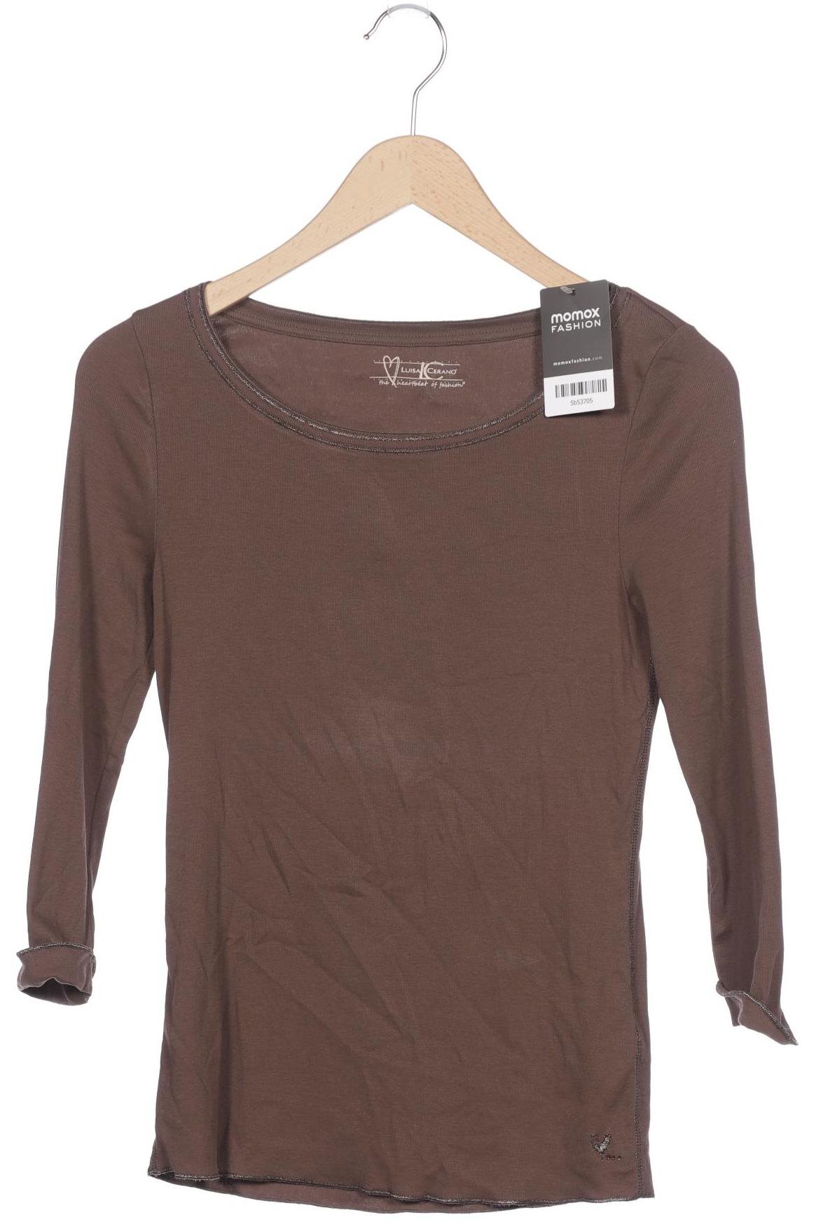 

Luisa Cerano Damen Langarmshirt, braun, Gr. 36