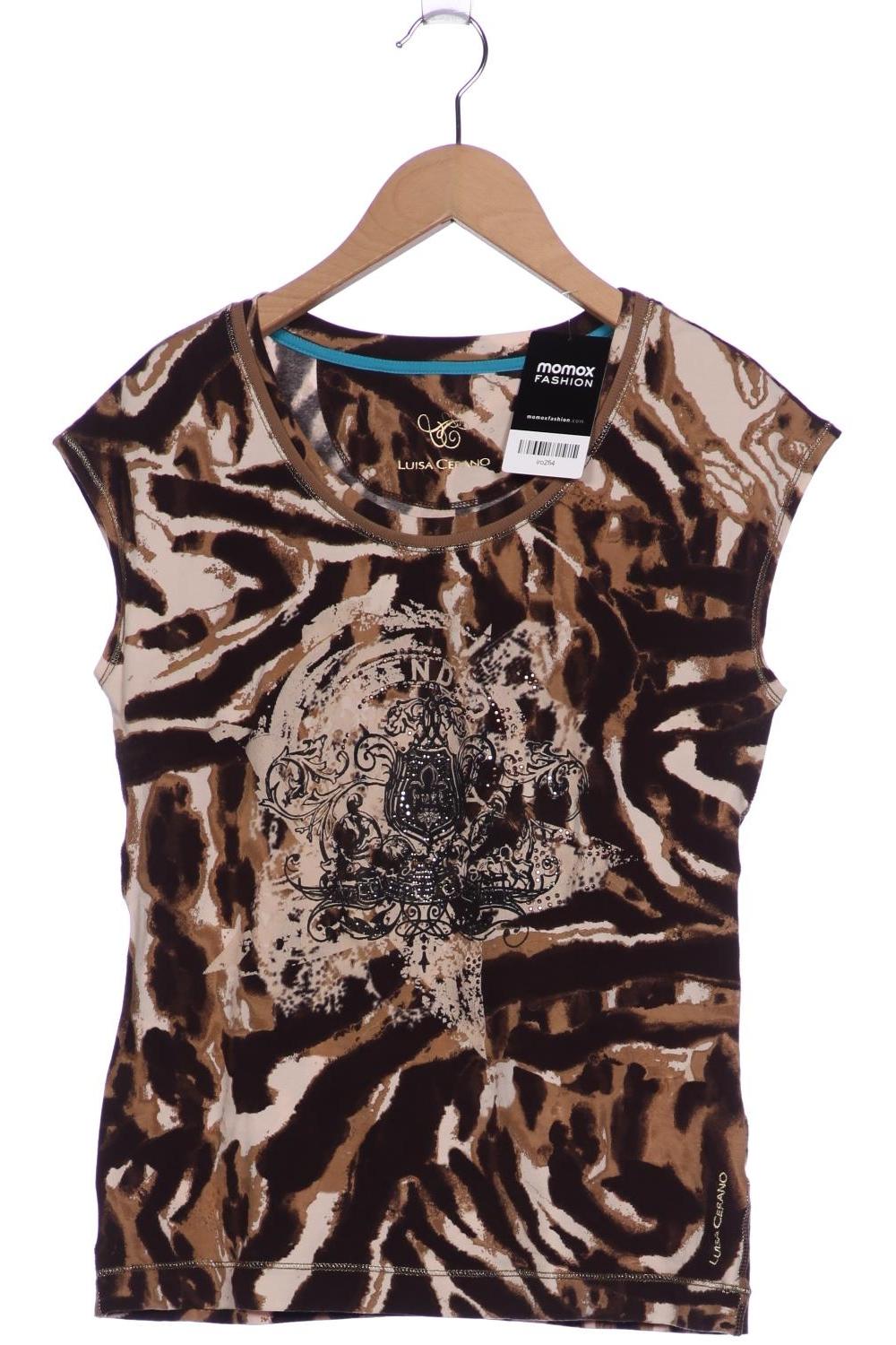 

Luisa Cerano Damen T-Shirt, braun, Gr. 38
