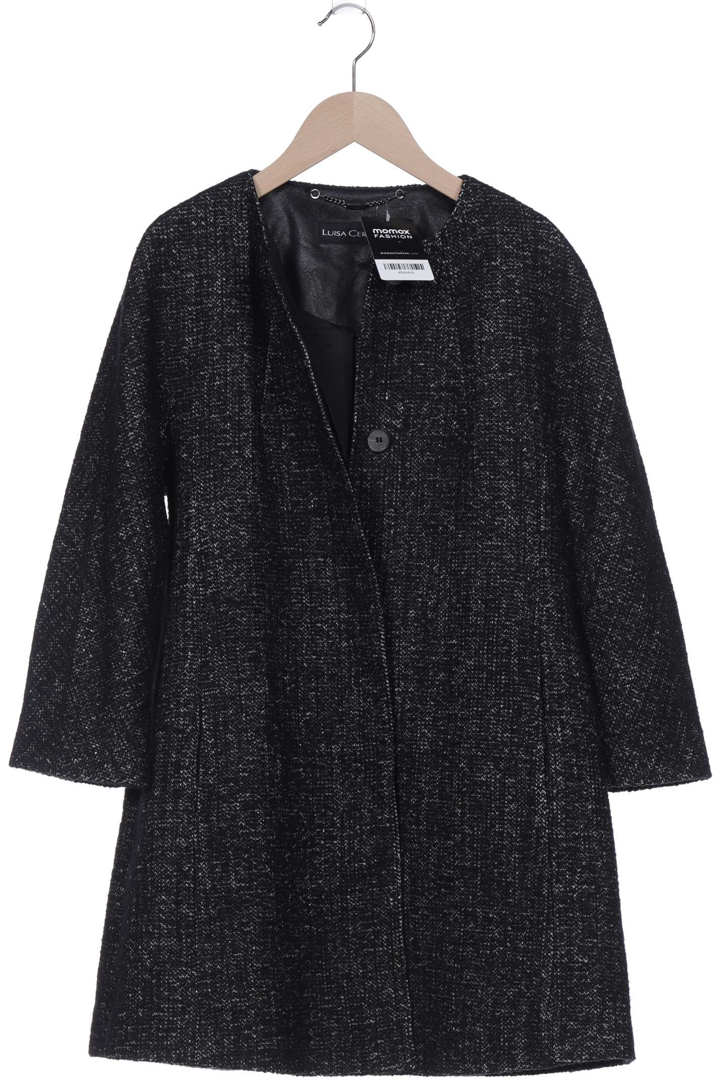 

Luisa Cerano Damen Mantel, schwarz, Gr. 38
