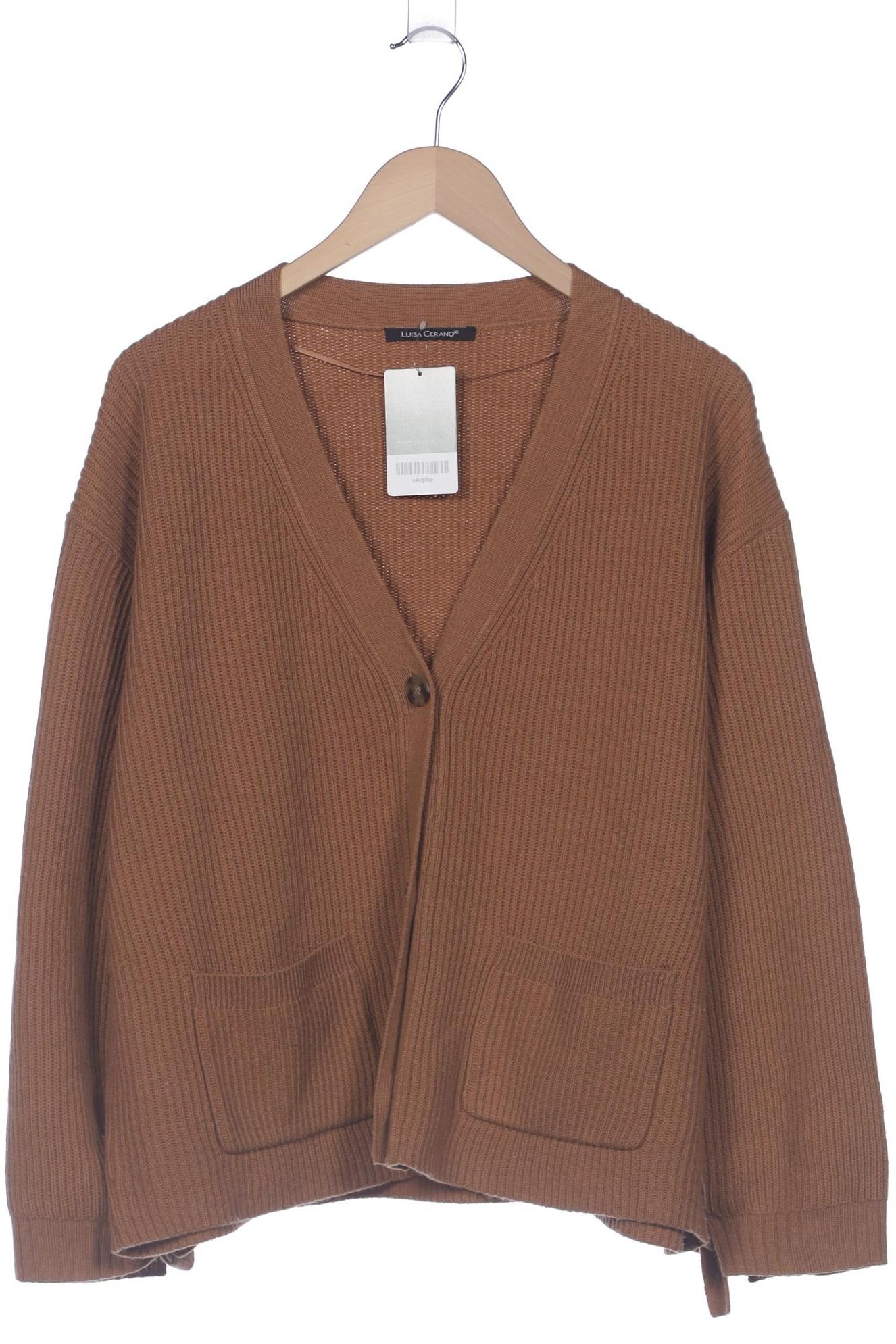 

Luisa Cerano Damen Strickjacke, braun, Gr. 44