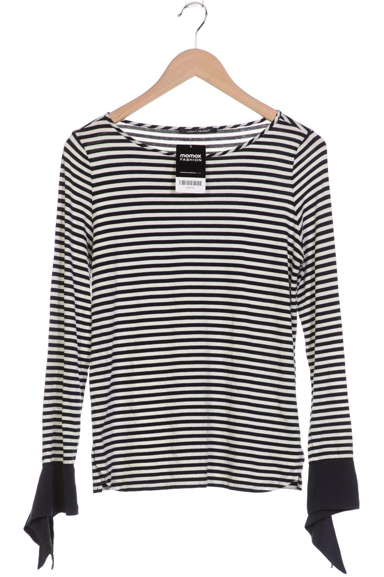 

Luisa Cerano Damen Langarmshirt, marineblau, Gr. 36