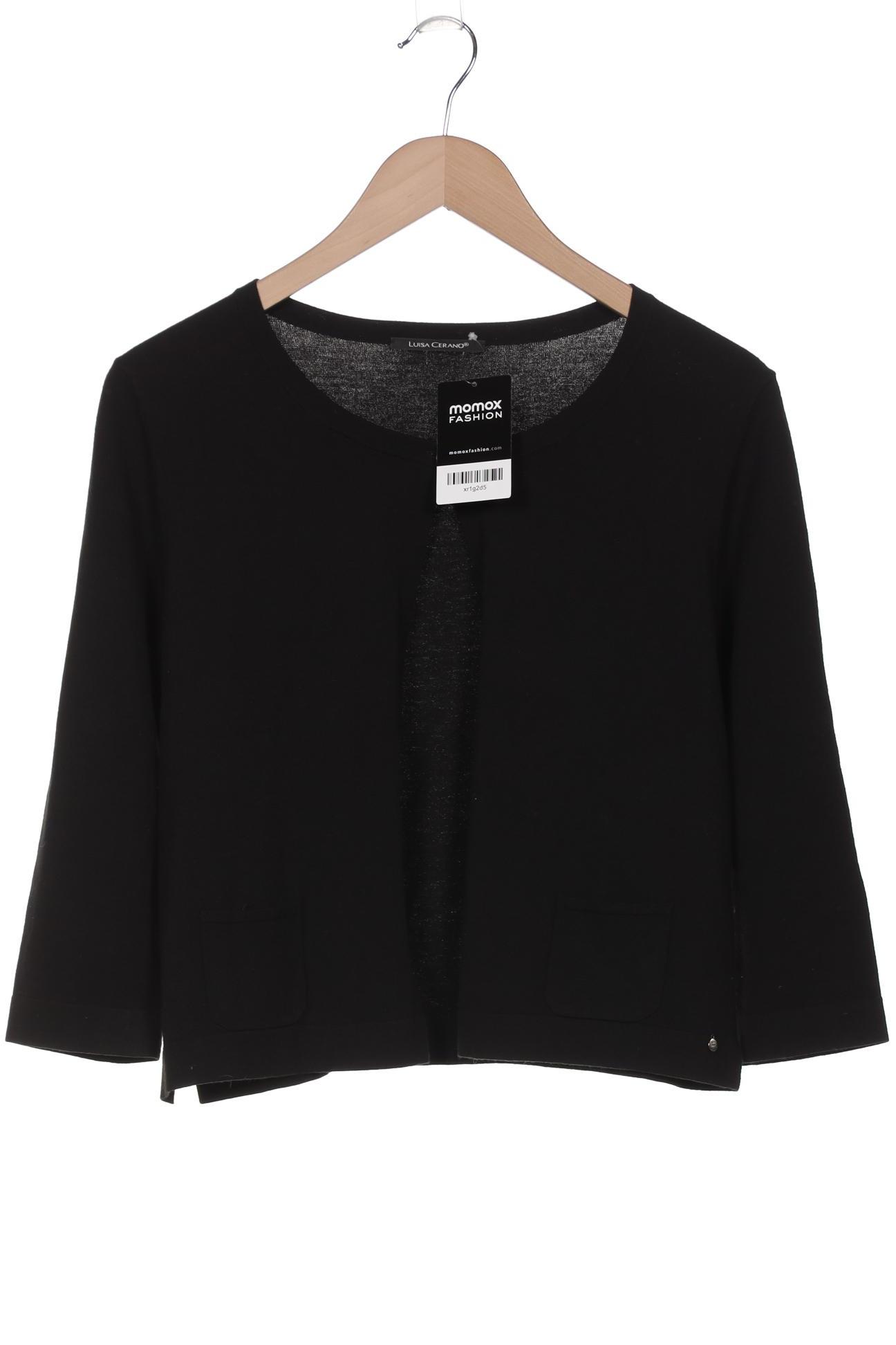 

Luisa Cerano Damen Strickjacke, schwarz, Gr. 38