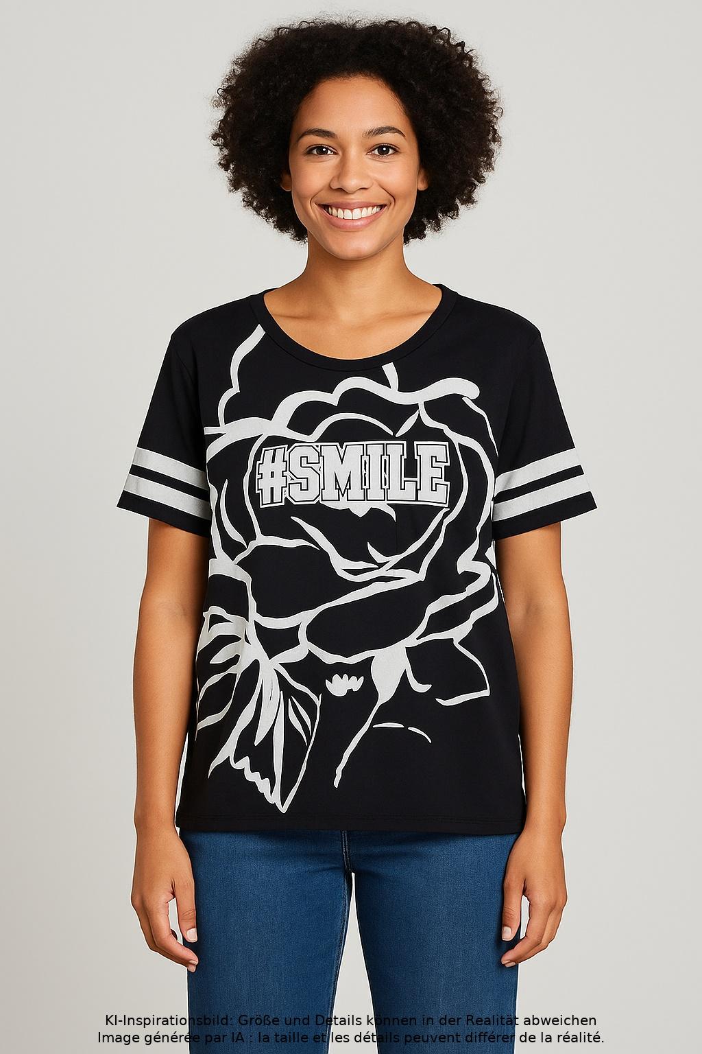 

Luisa Cerano Damen T-Shirt, marineblau, Gr. 36